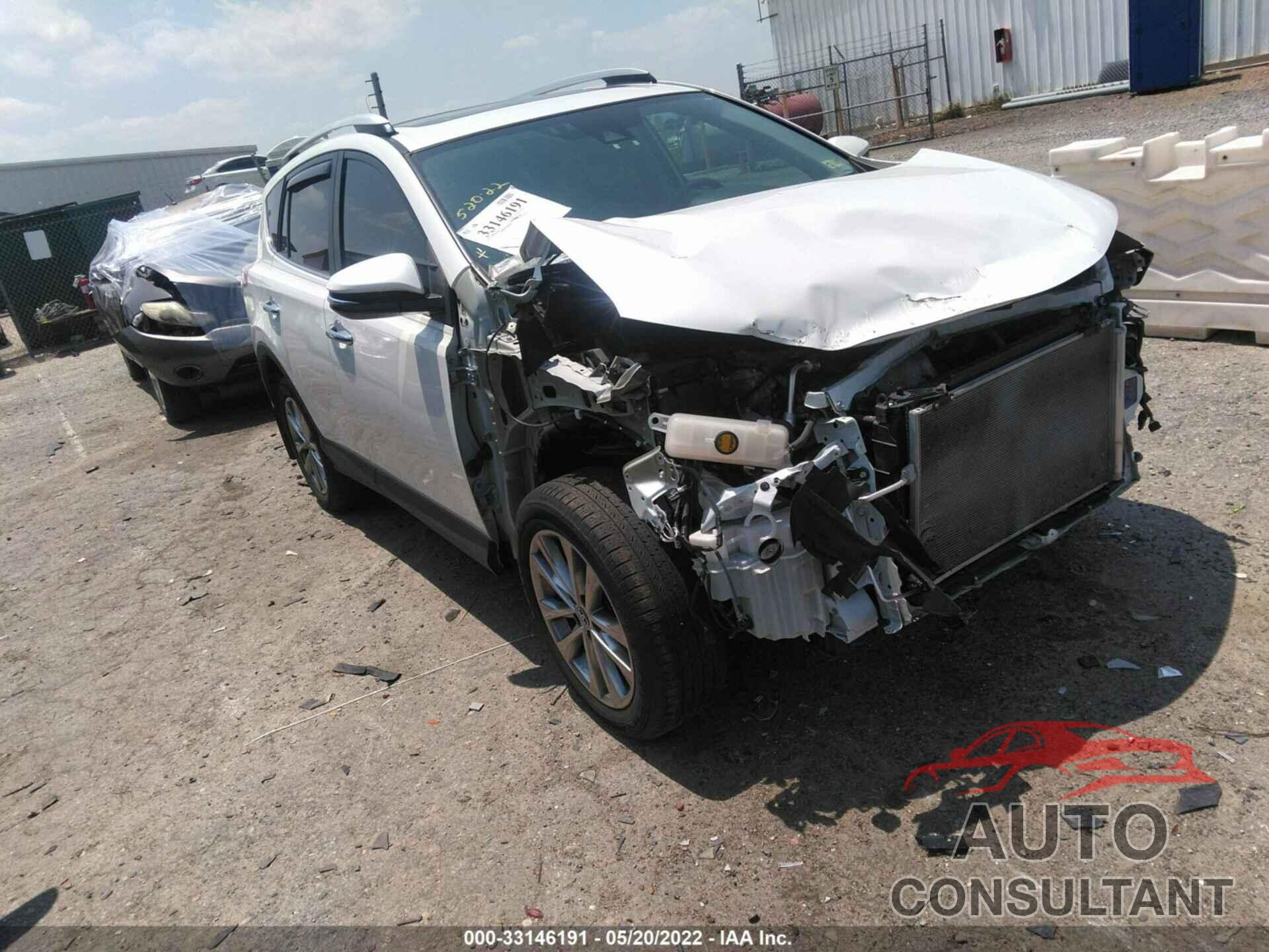 TOYOTA RAV4 2016 - 2T3DFREV7GW492542