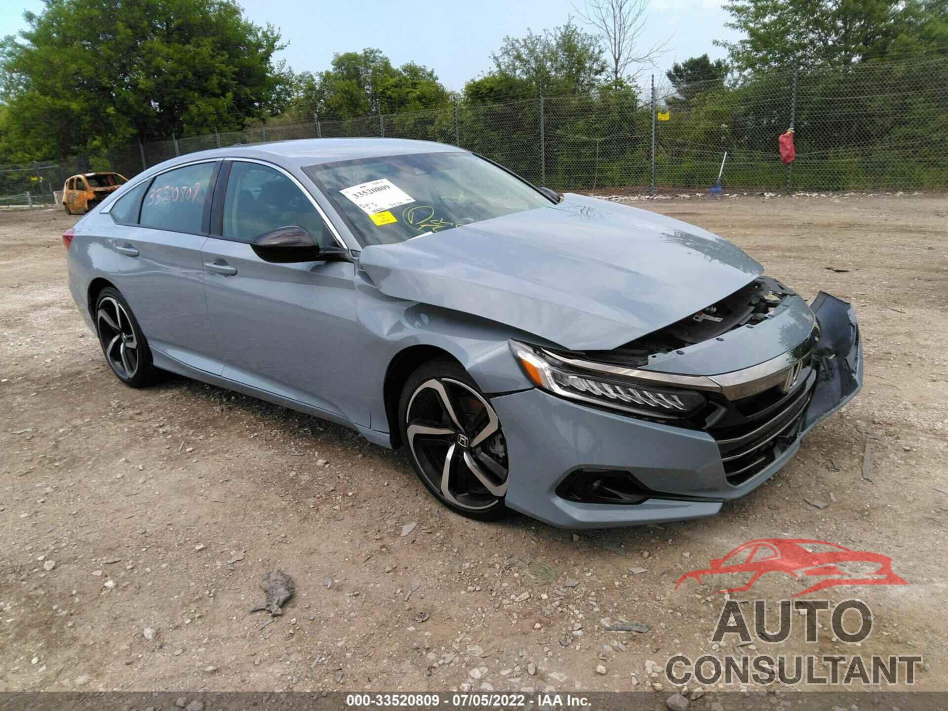 HONDA ACCORD SEDAN 2021 - 1HGCV1F49MA038052