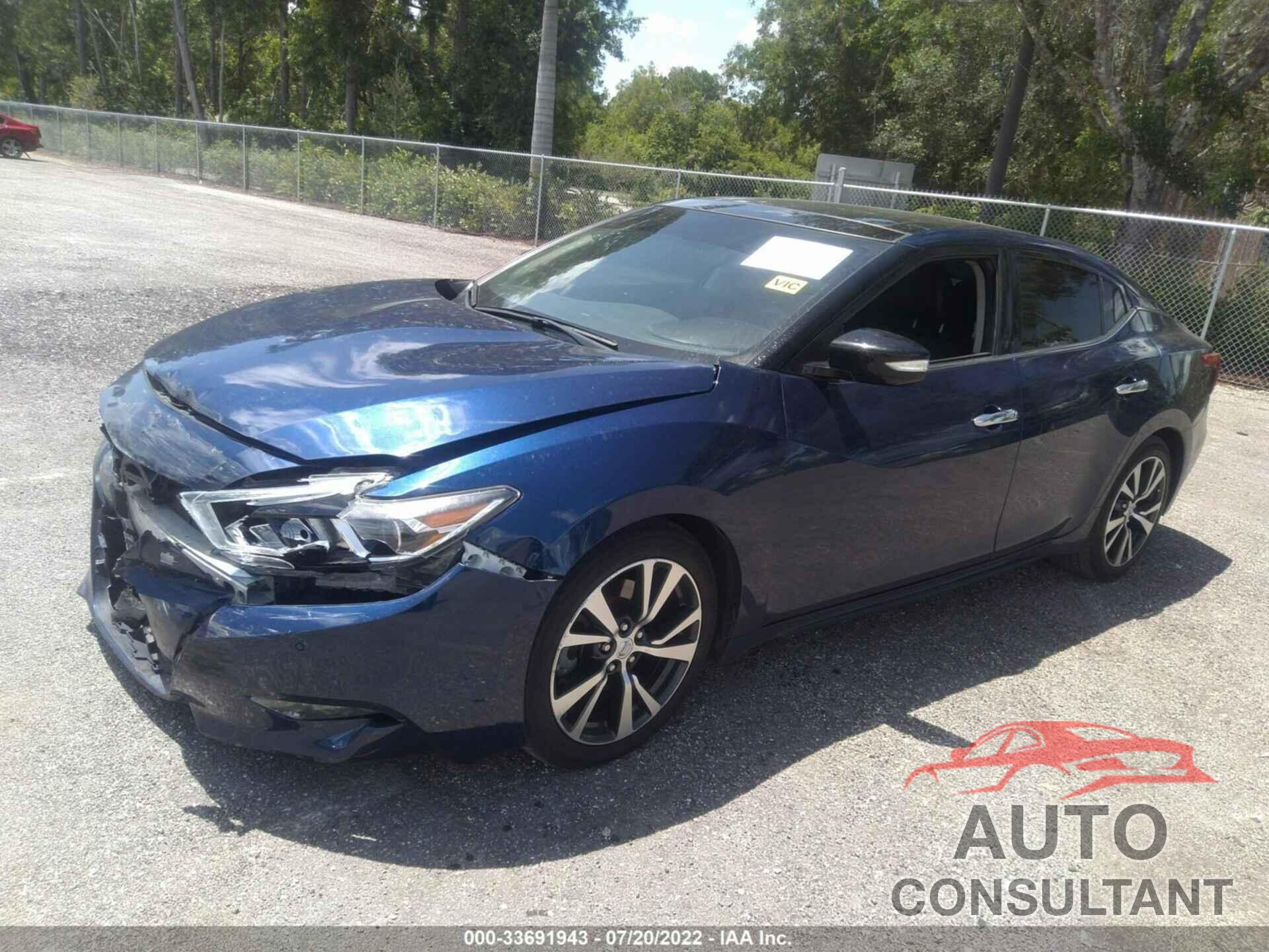 NISSAN MAXIMA 2018 - 1N4AA6AP3JC387844