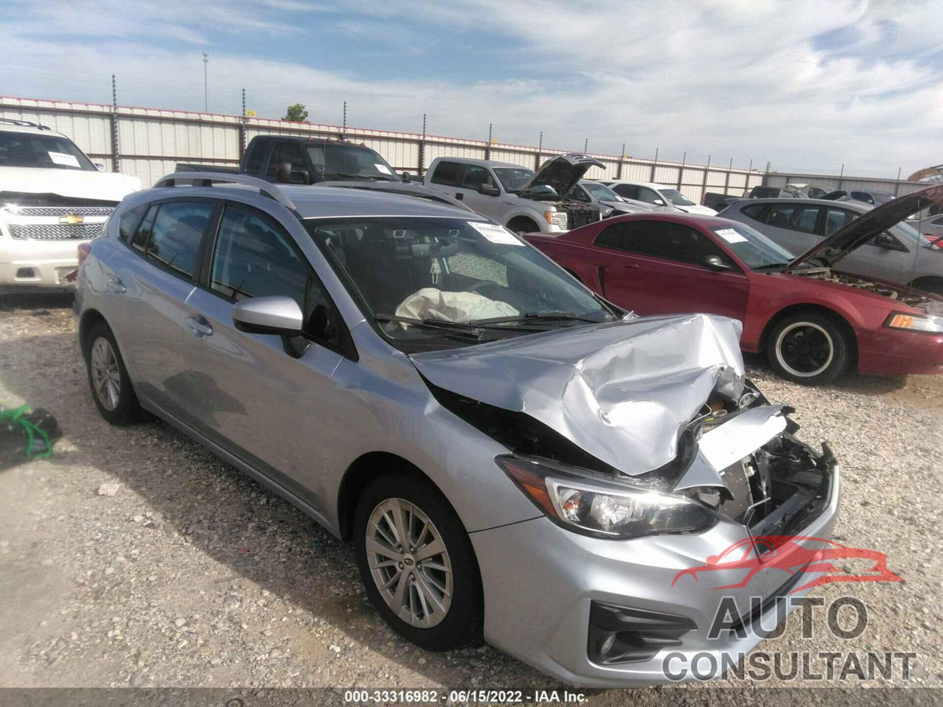 SUBARU IMPREZA 2018 - 4S3GTAD61J3731806