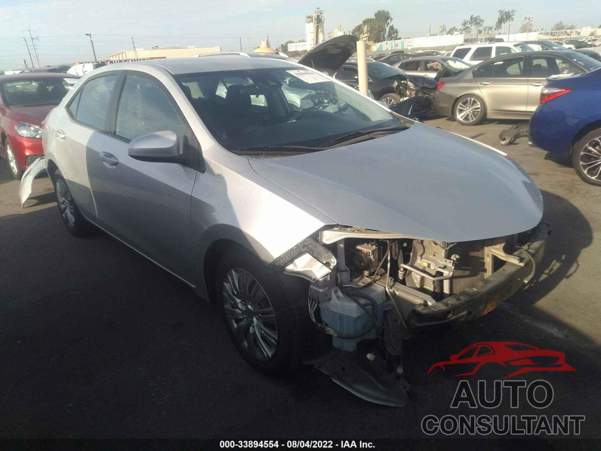 TOYOTA COROLLA 2018 - 5YFBURHEXJP753771