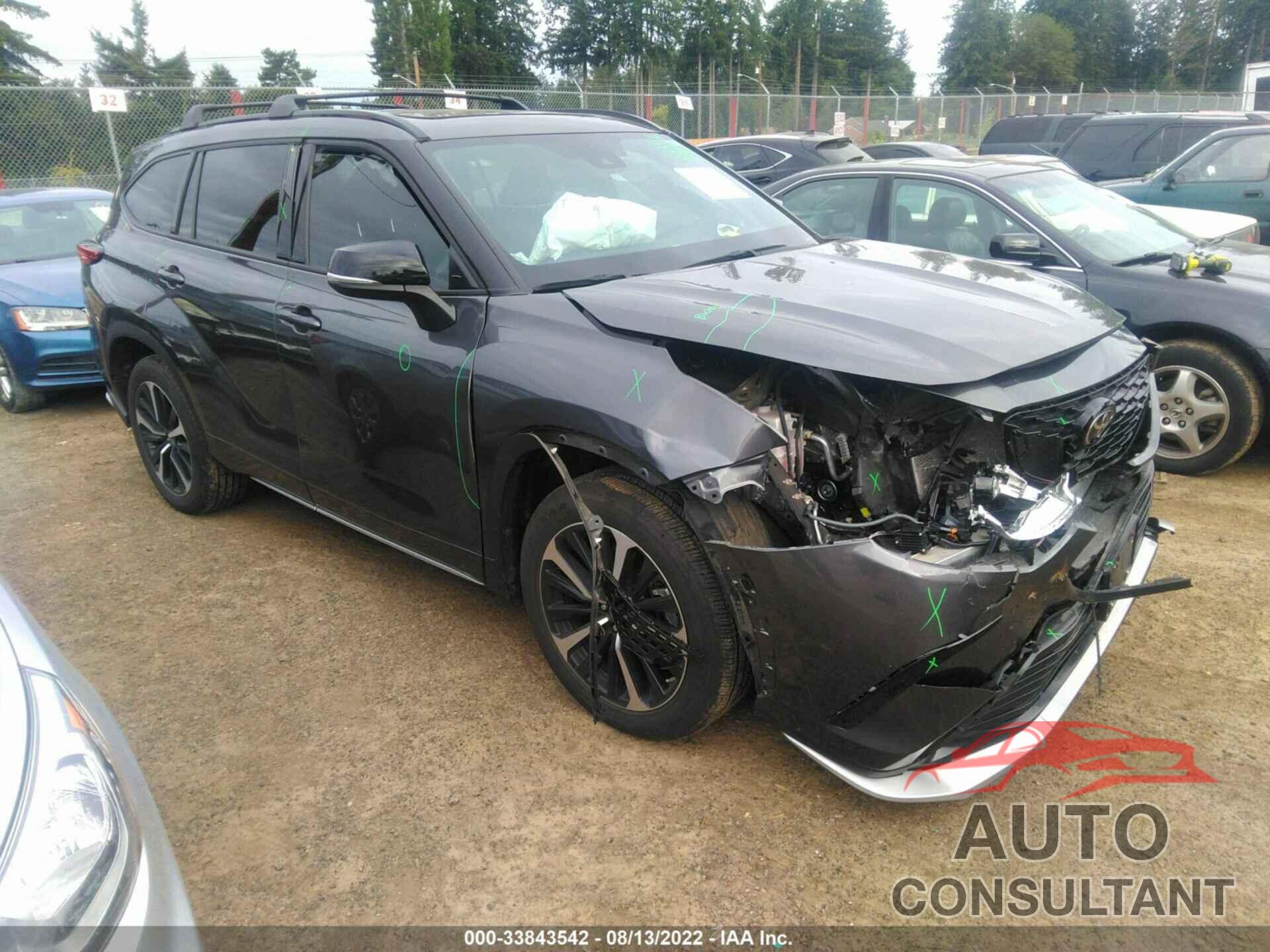 TOYOTA HIGHLANDER 2021 - 5TDLZRBH5MS113097