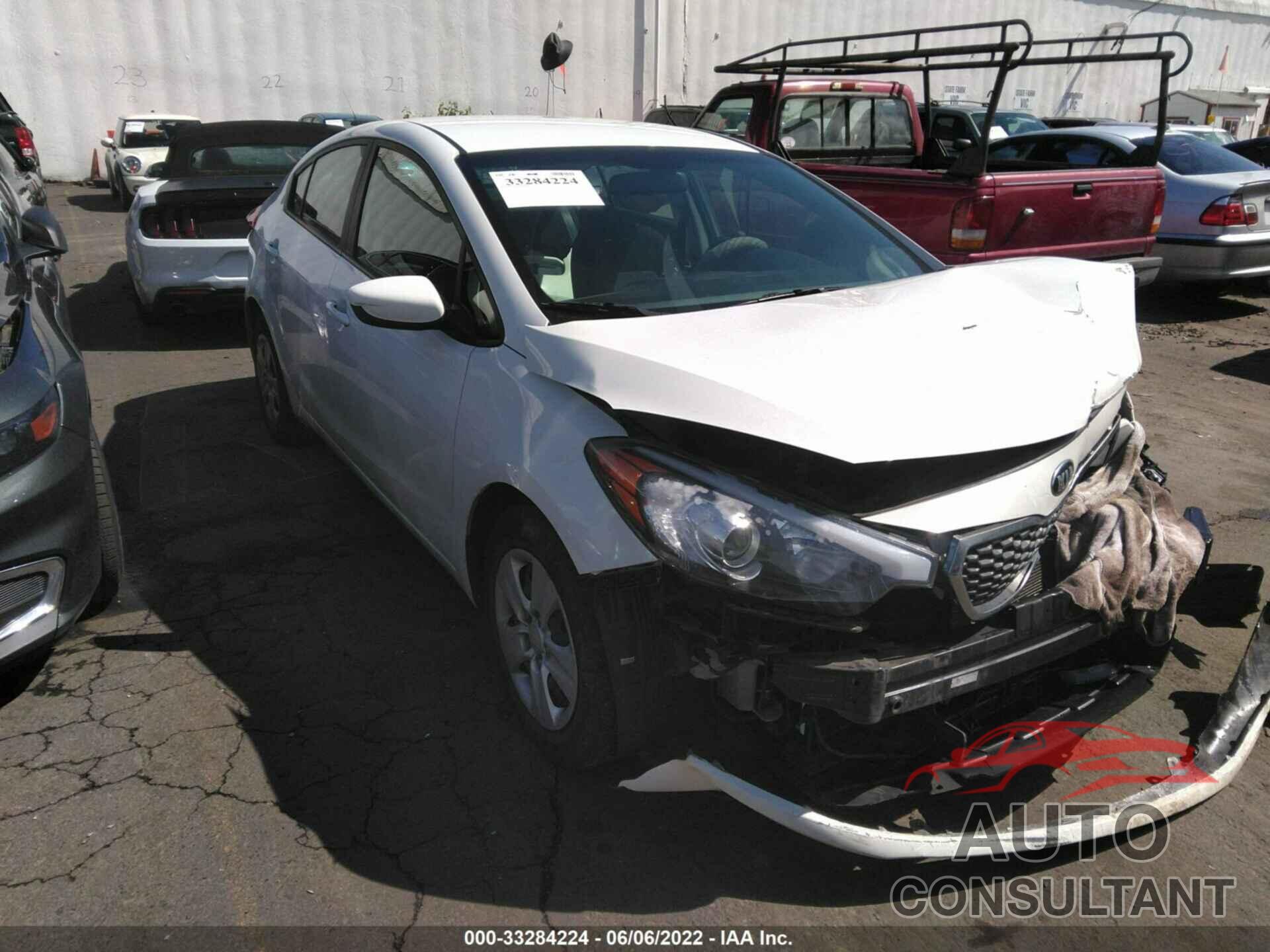 KIA FORTE 2016 - KNAFK4A64G5615918