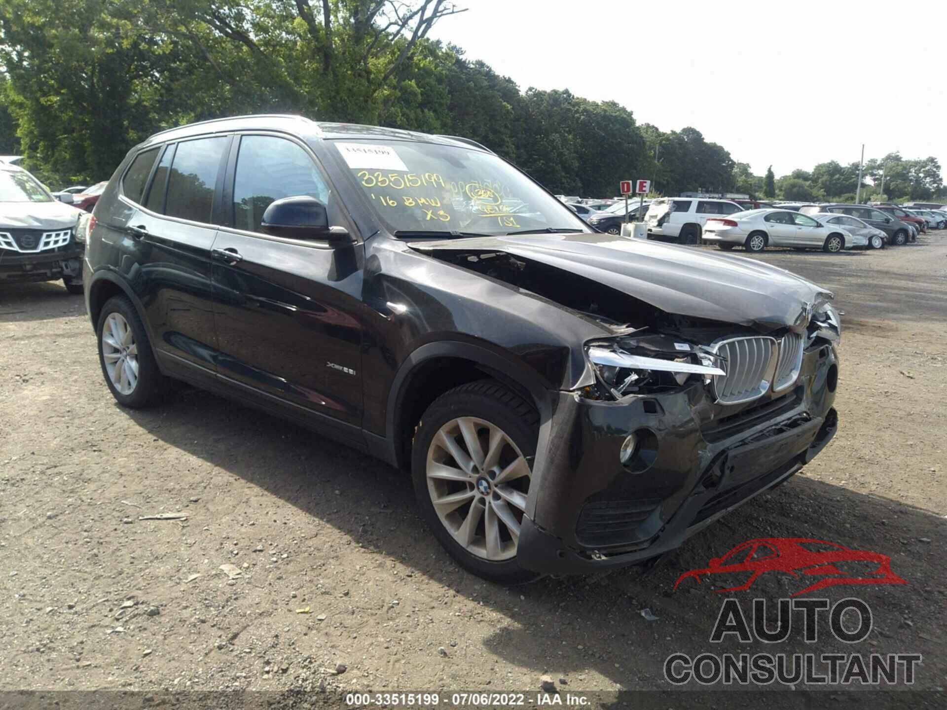 BMW X3 2016 - 5UXWX9C57G0D84825