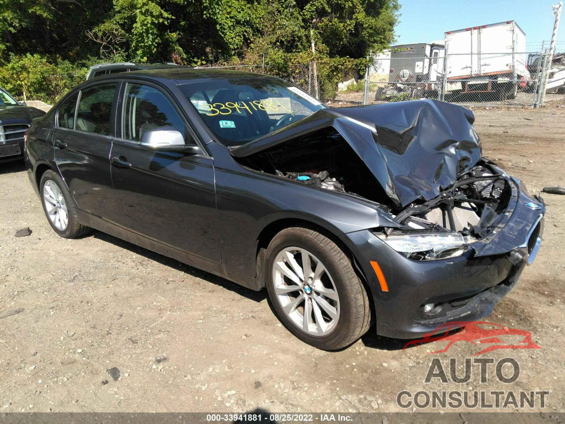 BMW 3 SERIES 2018 - WBA8A3C51JA491695