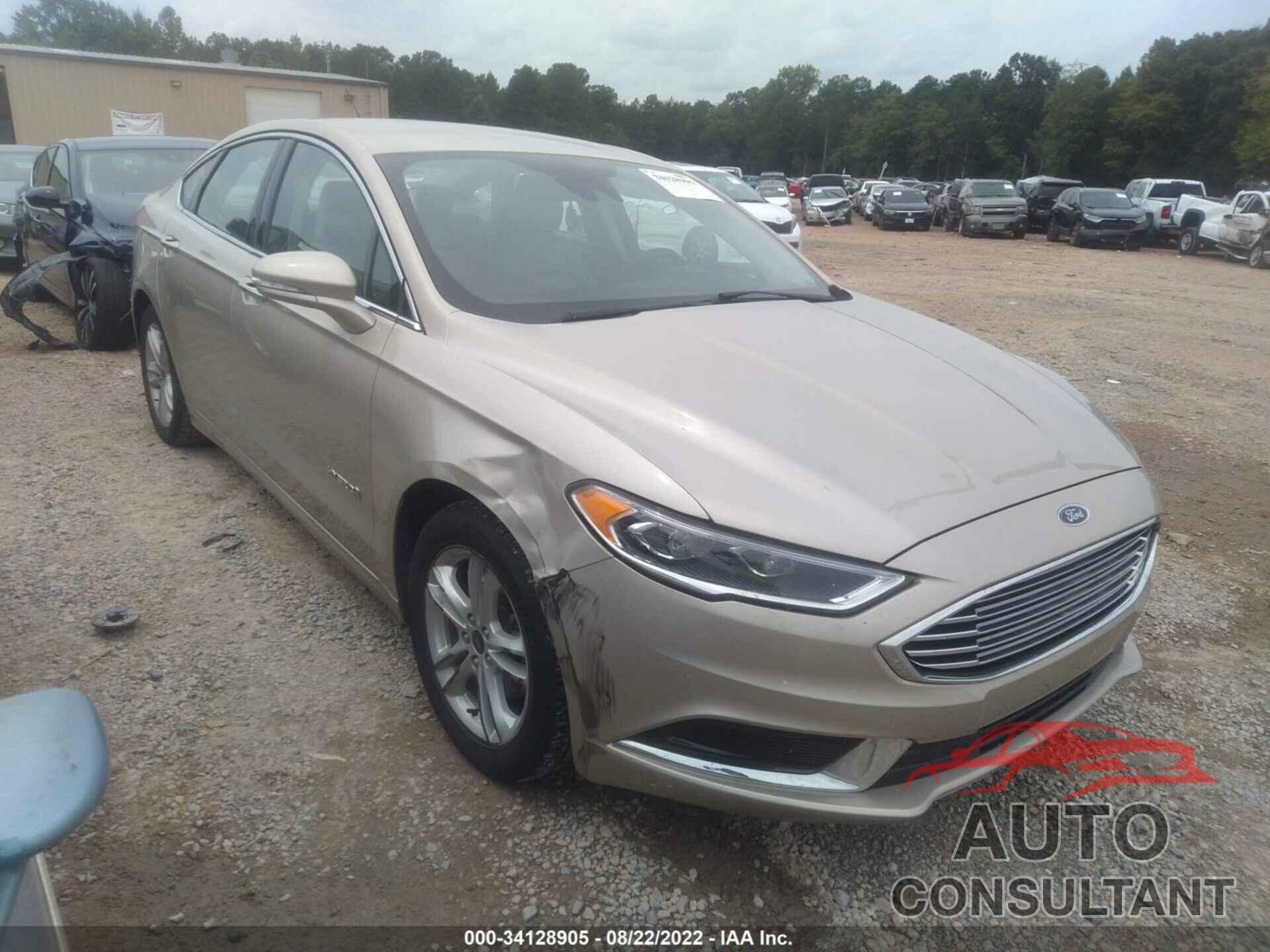 FORD FUSION HYBRID 2018 - 3FA6P0LU1JR156687