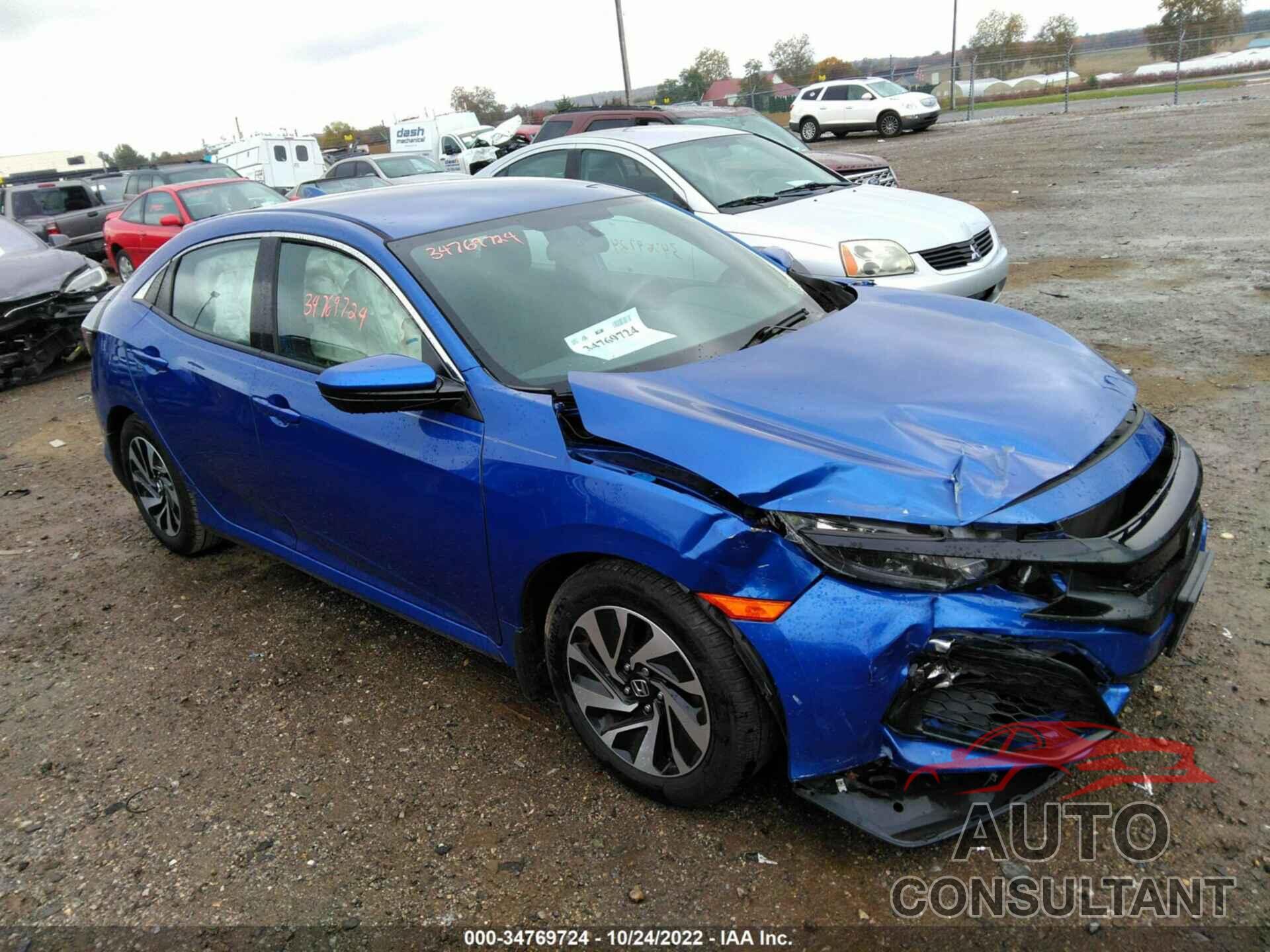 HONDA CIVIC HATCHBACK 2018 - SHHFK7H26JU401315