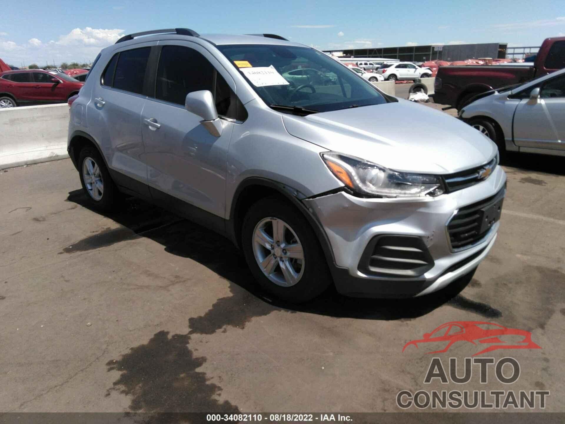 CHEVROLET TRAX 2018 - 3GNCJLSBXJL194722