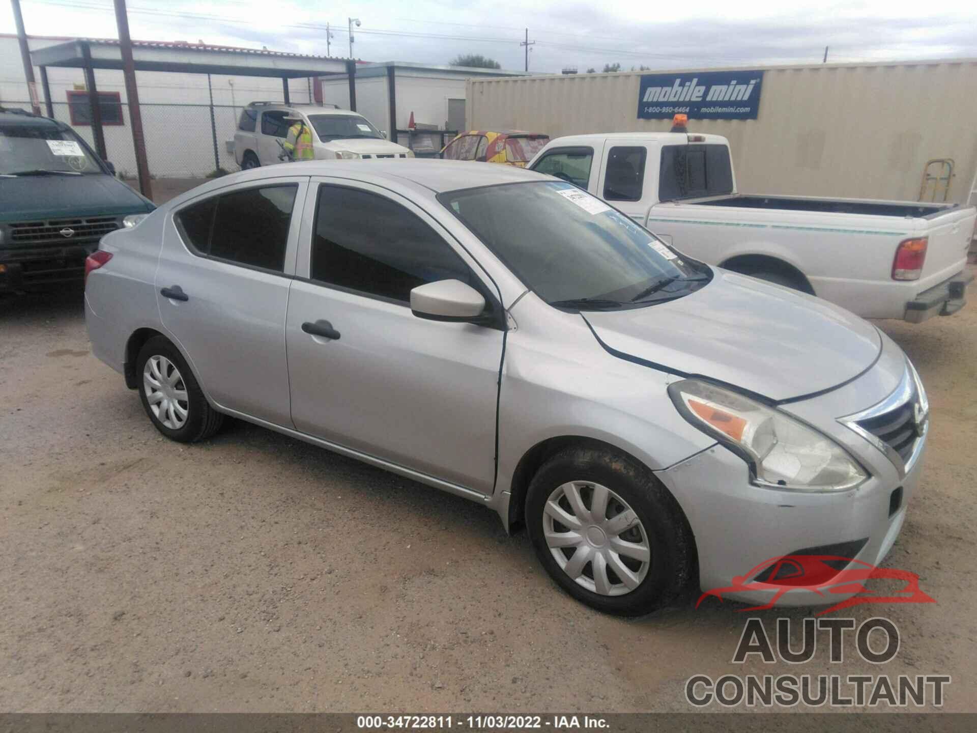 NISSAN VERSA 2016 - 3N1CN7AP4GL859899