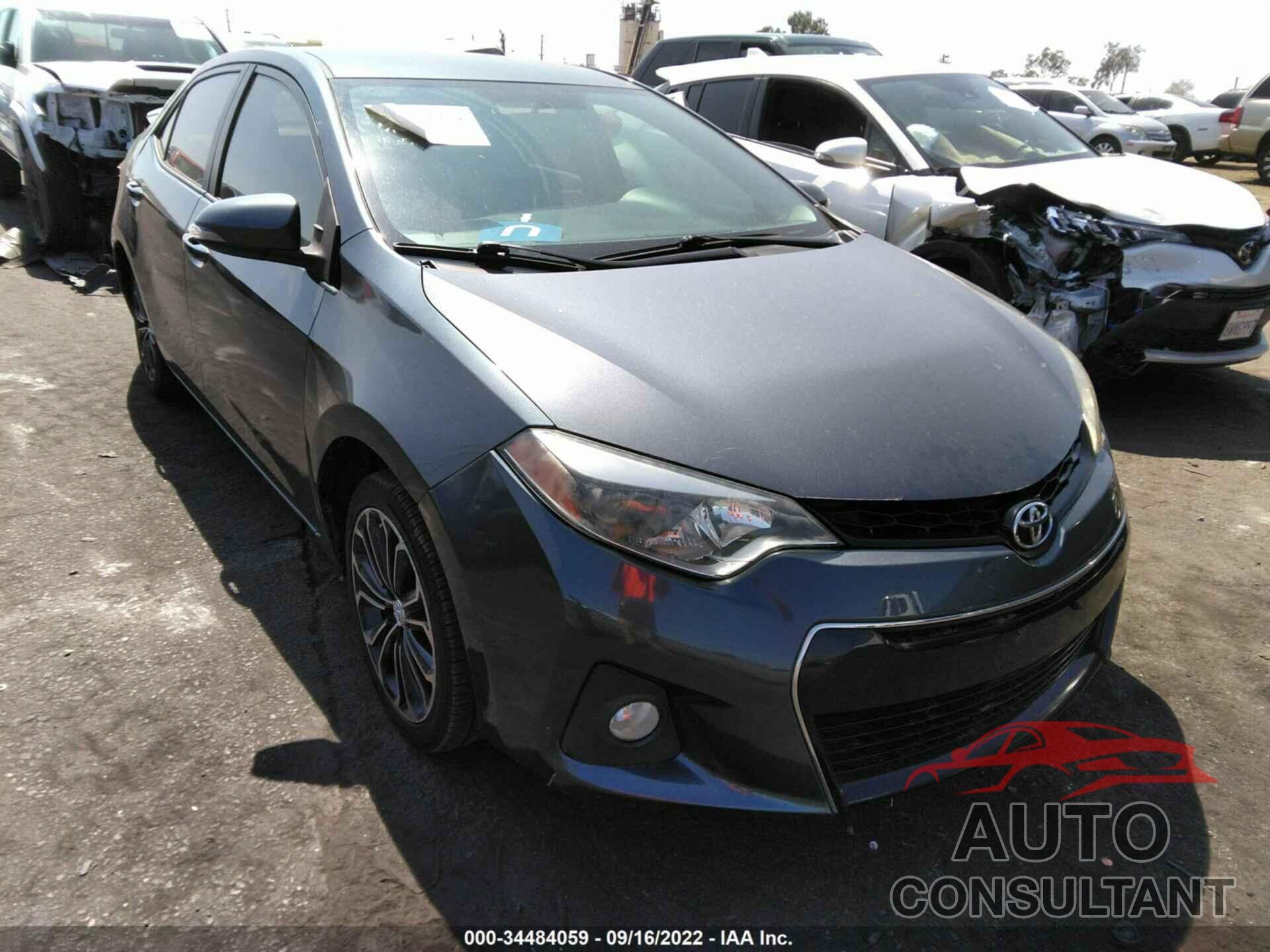 TOYOTA COROLLA 2016 - 5YFBURHE2GP552245