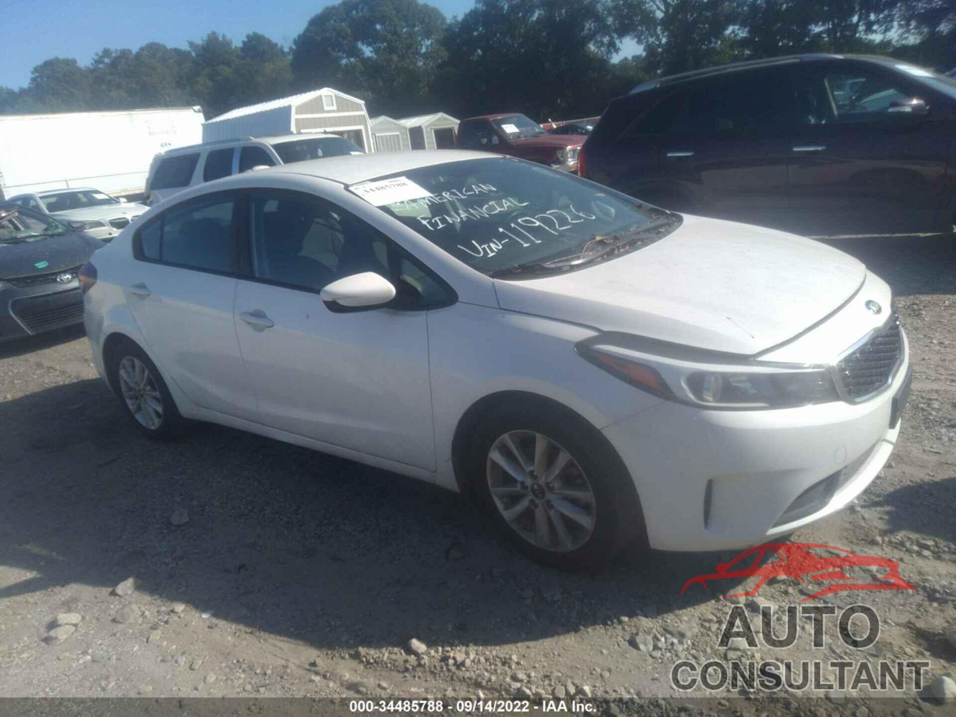 KIA FORTE 2017 - 3KPFL4A76HE119226