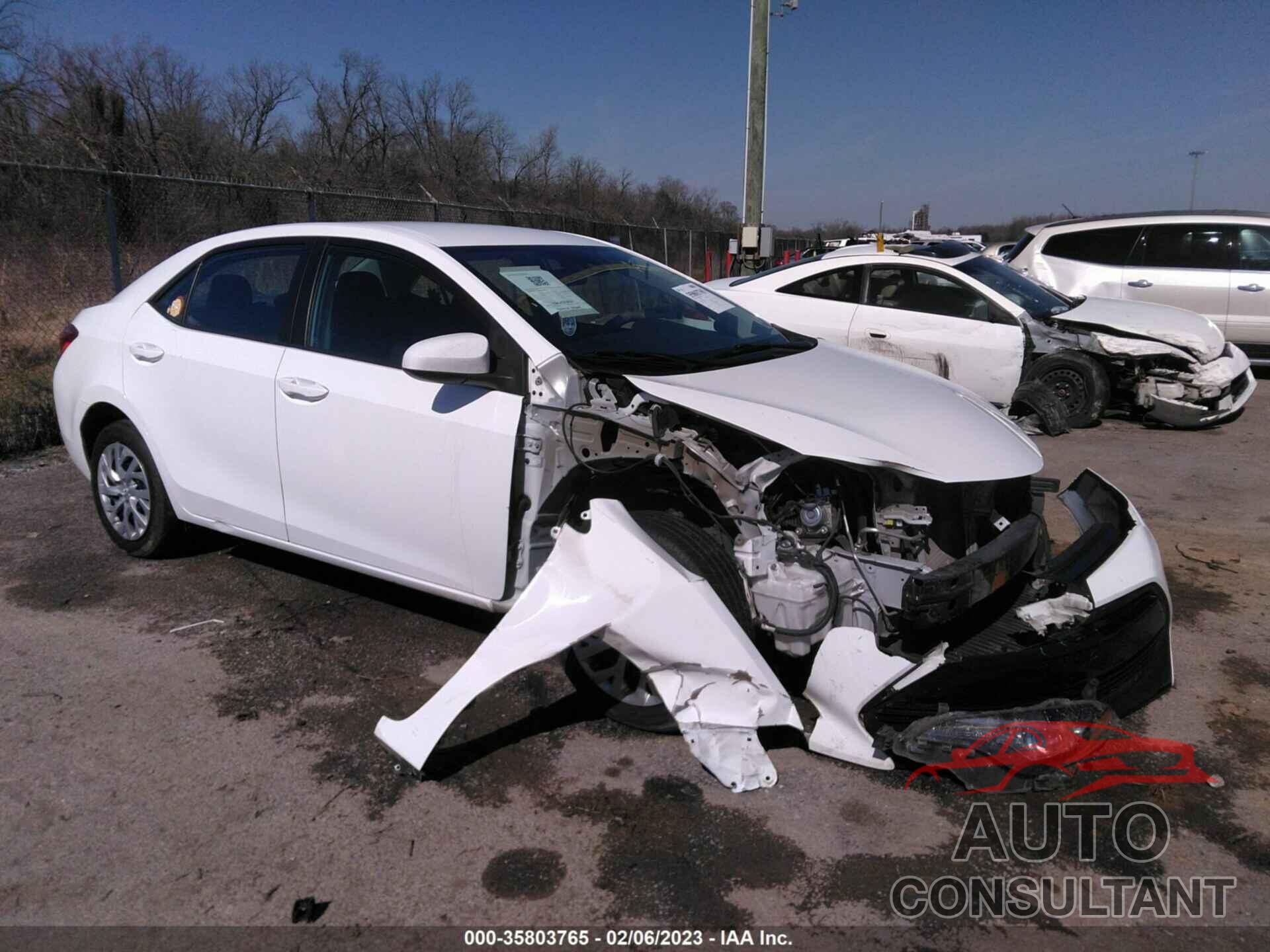 TOYOTA COROLLA 2019 - 5YFBURHE7KP940564