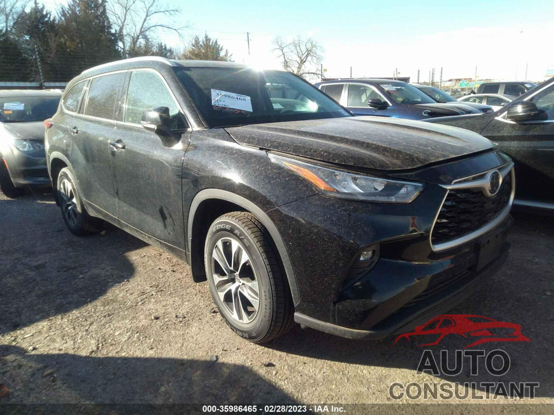 TOYOTA HIGHLANDER 2020 - 5TDGZRBH1LS017242