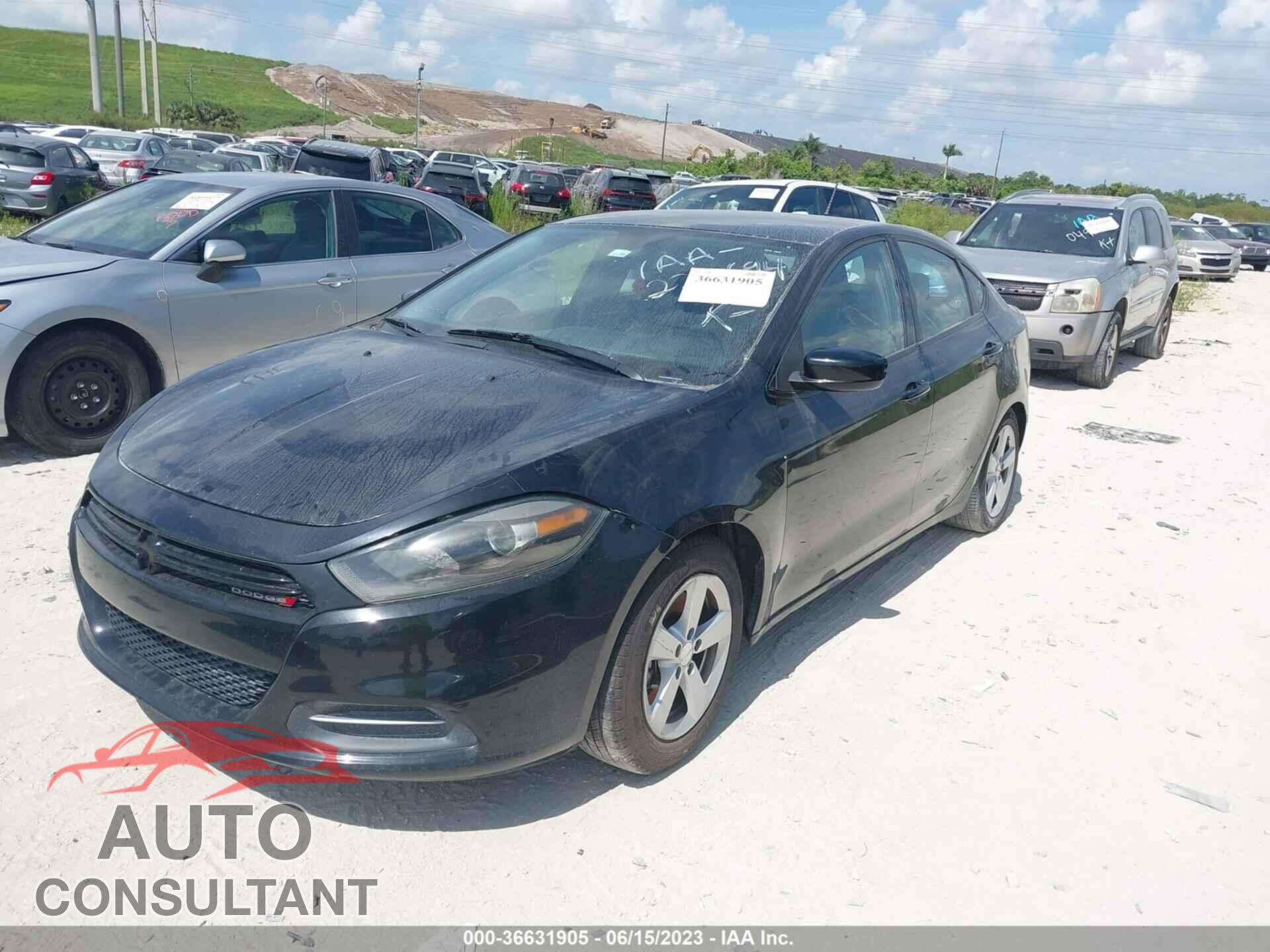 DODGE DART 2015 - 1C3CDFBB4FD222694