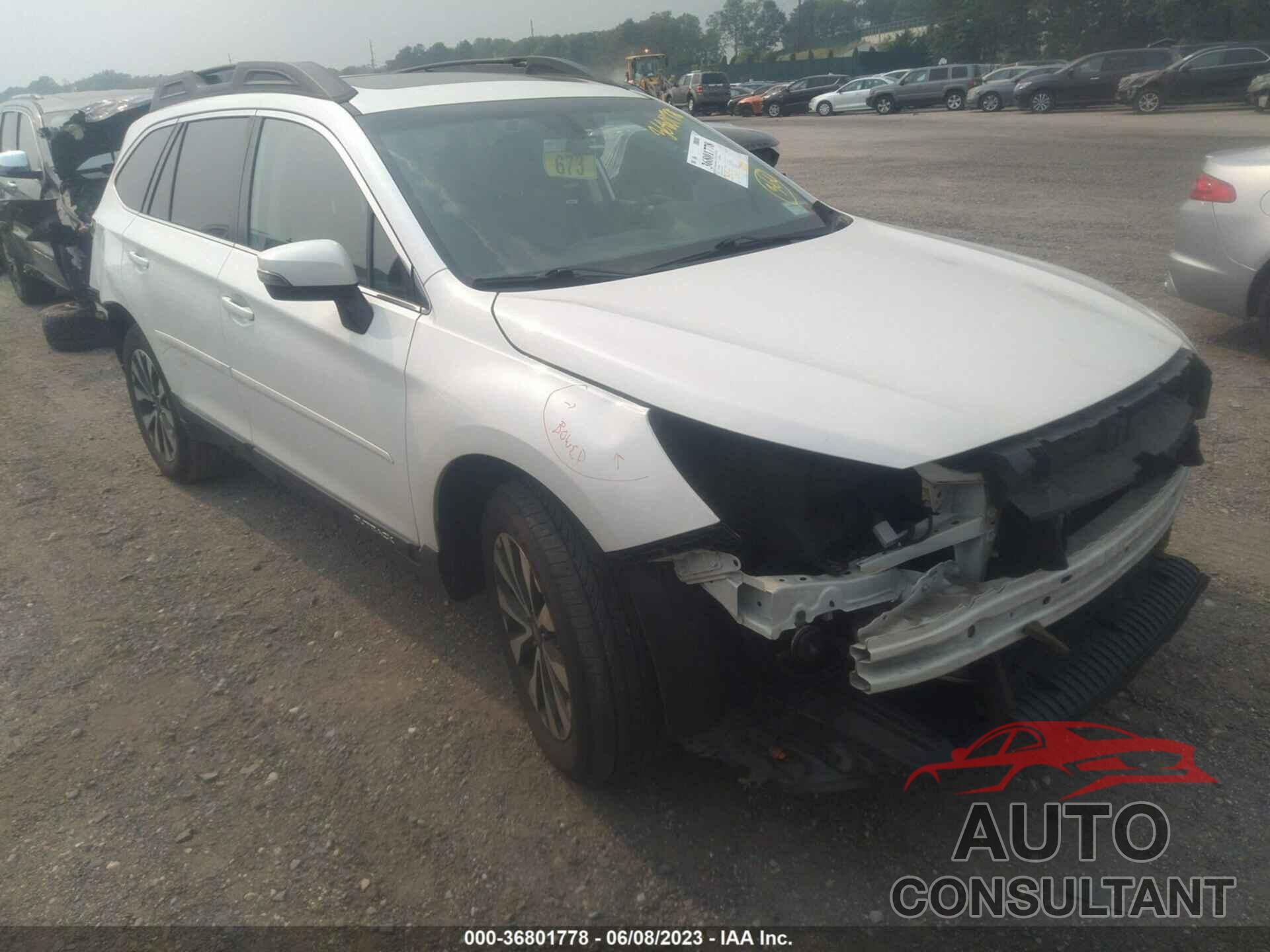 SUBARU OUTBACK 2017 - 4S4BSANC6H3348239