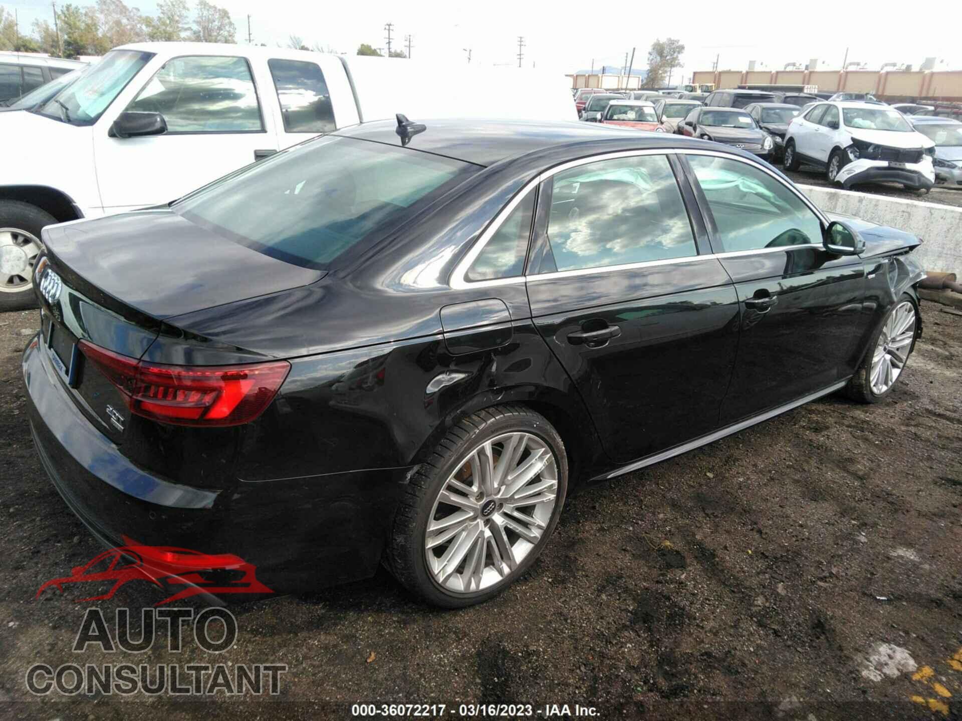 AUDI A4 2018 - WAULMAF44JA234023
