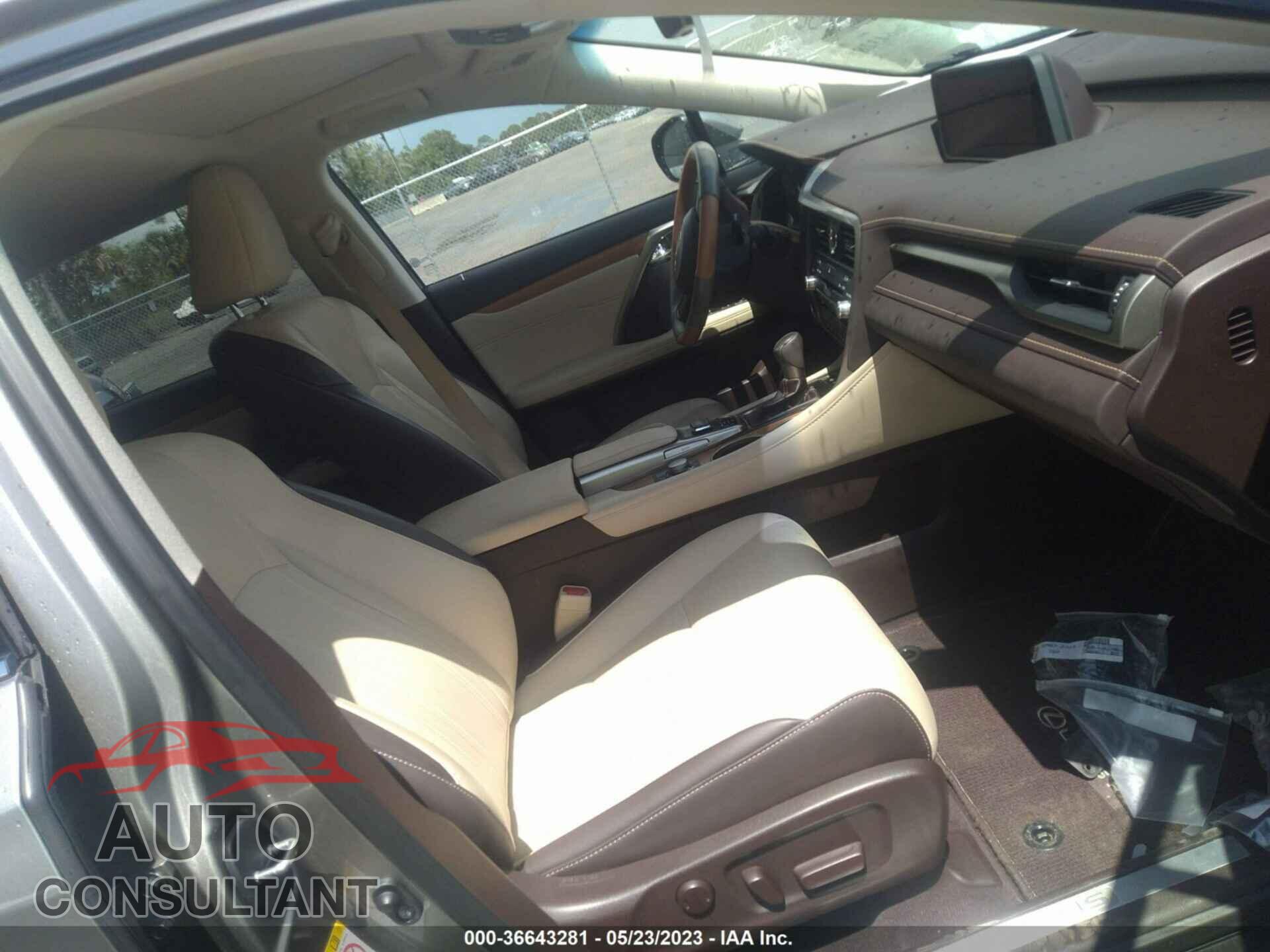 LEXUS RX 2017 - 2T2ZZMCA8HC057407