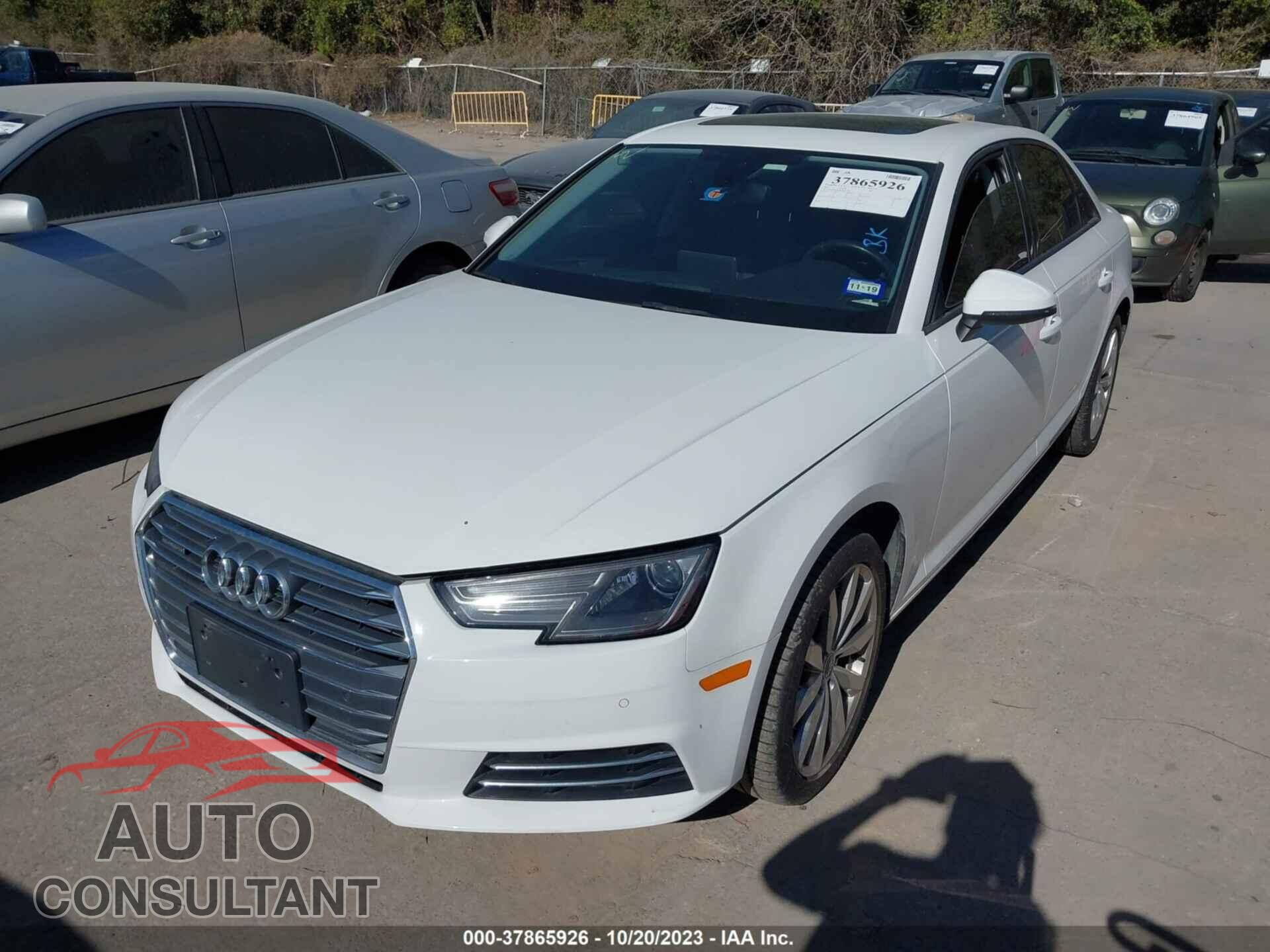 AUDI A4 2017 - WAUANAF48HN005772