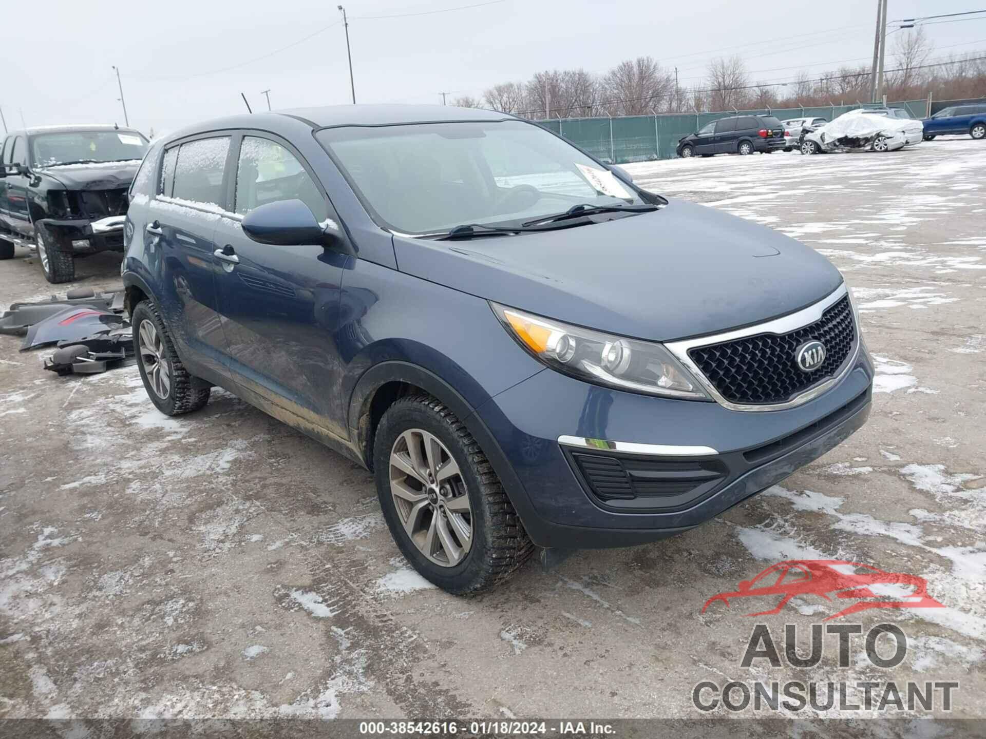 KIA SPORTAGE 2016 - KNDPB3AC2G7859921