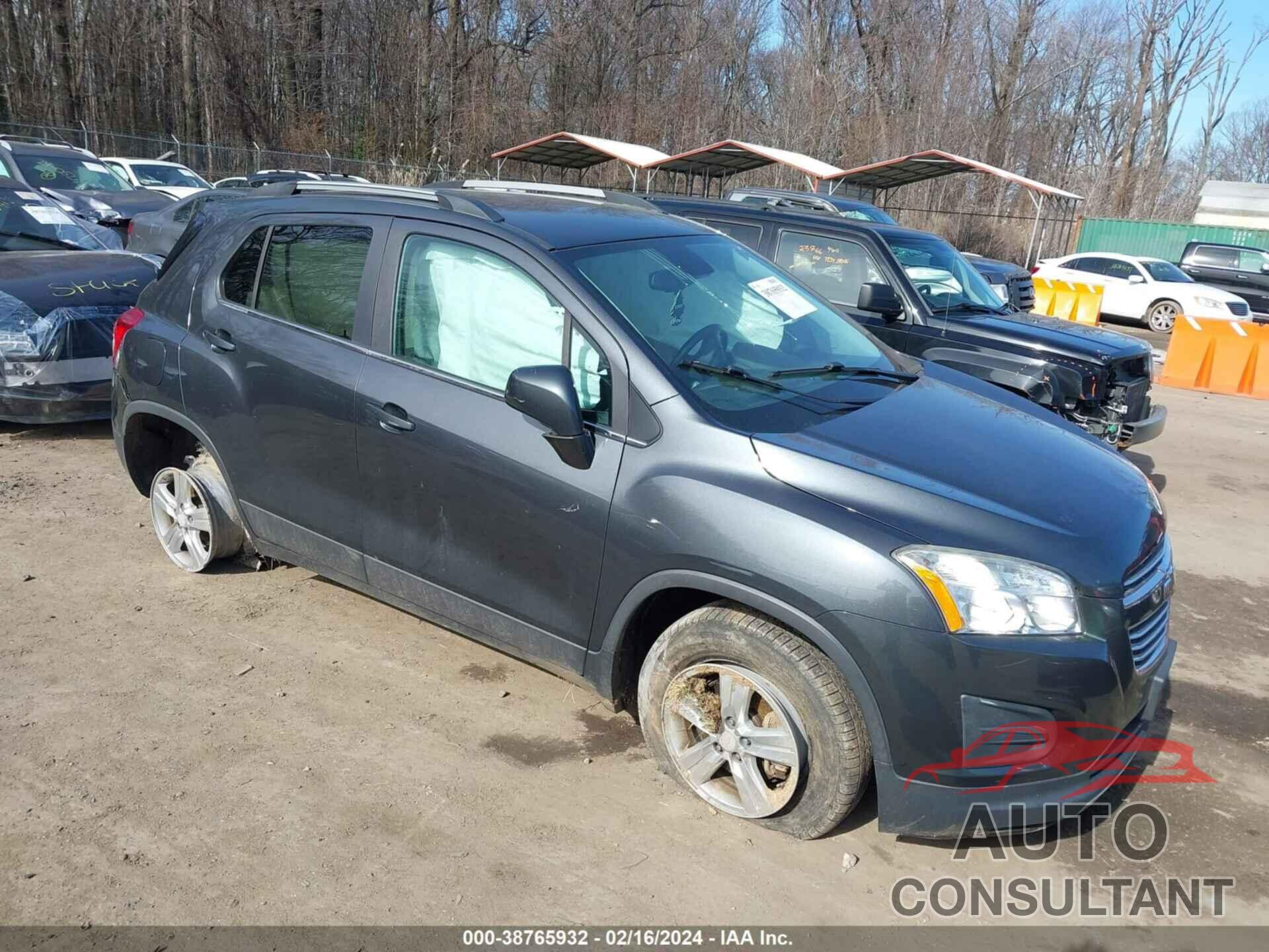 CHEVROLET TRAX 2016 - 3GNCJPSB5GL277331