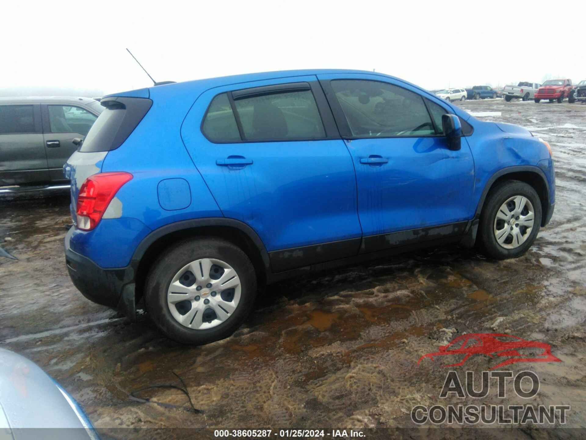 CHEVROLET TRAX 2016 - KL7CJKSB1GB529506