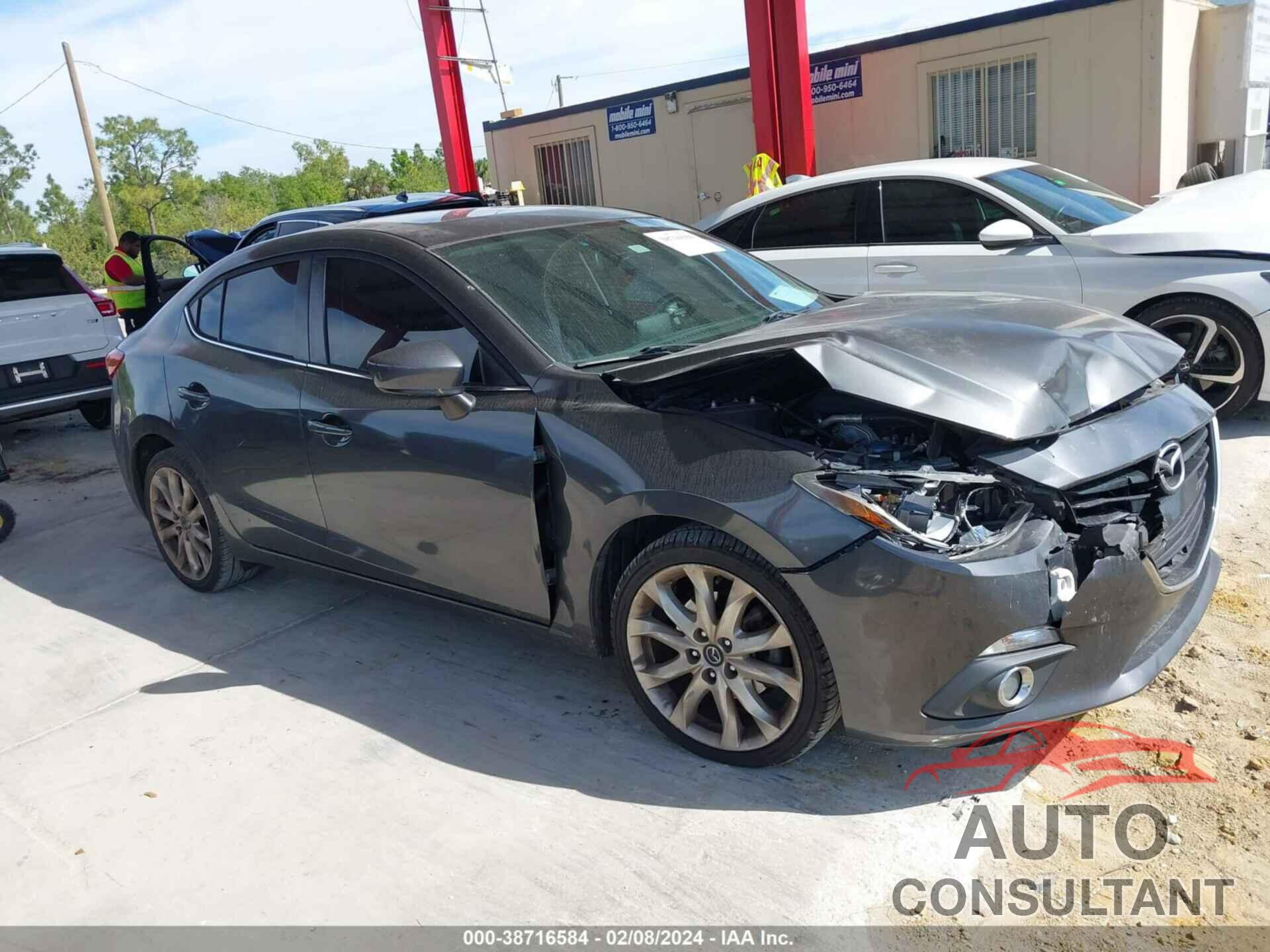 MAZDA MAZDA3 2016 - JM1BM1W33G1295071