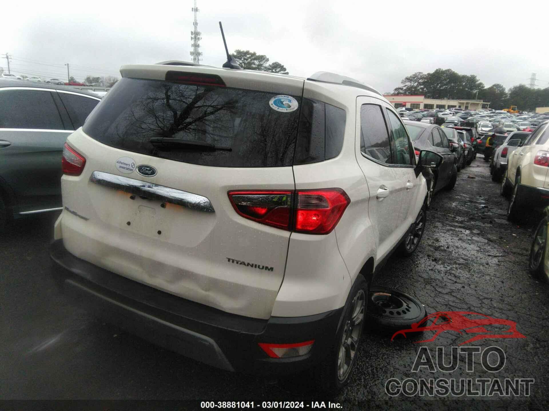 FORD ECOSPORT 2018 - MAJ3P1VE9JC174920