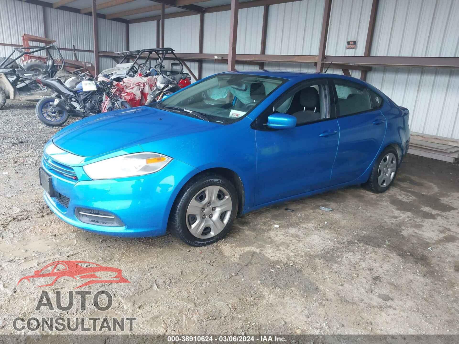 DODGE DART 2016 - 1C3CDFAA2GD564896