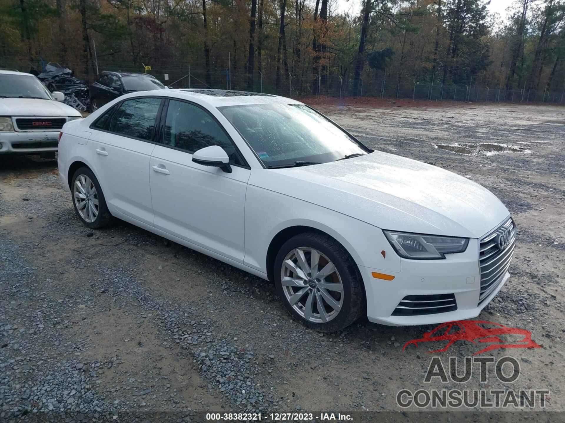 AUDI A4 2017 - WAUANAF49HN008101