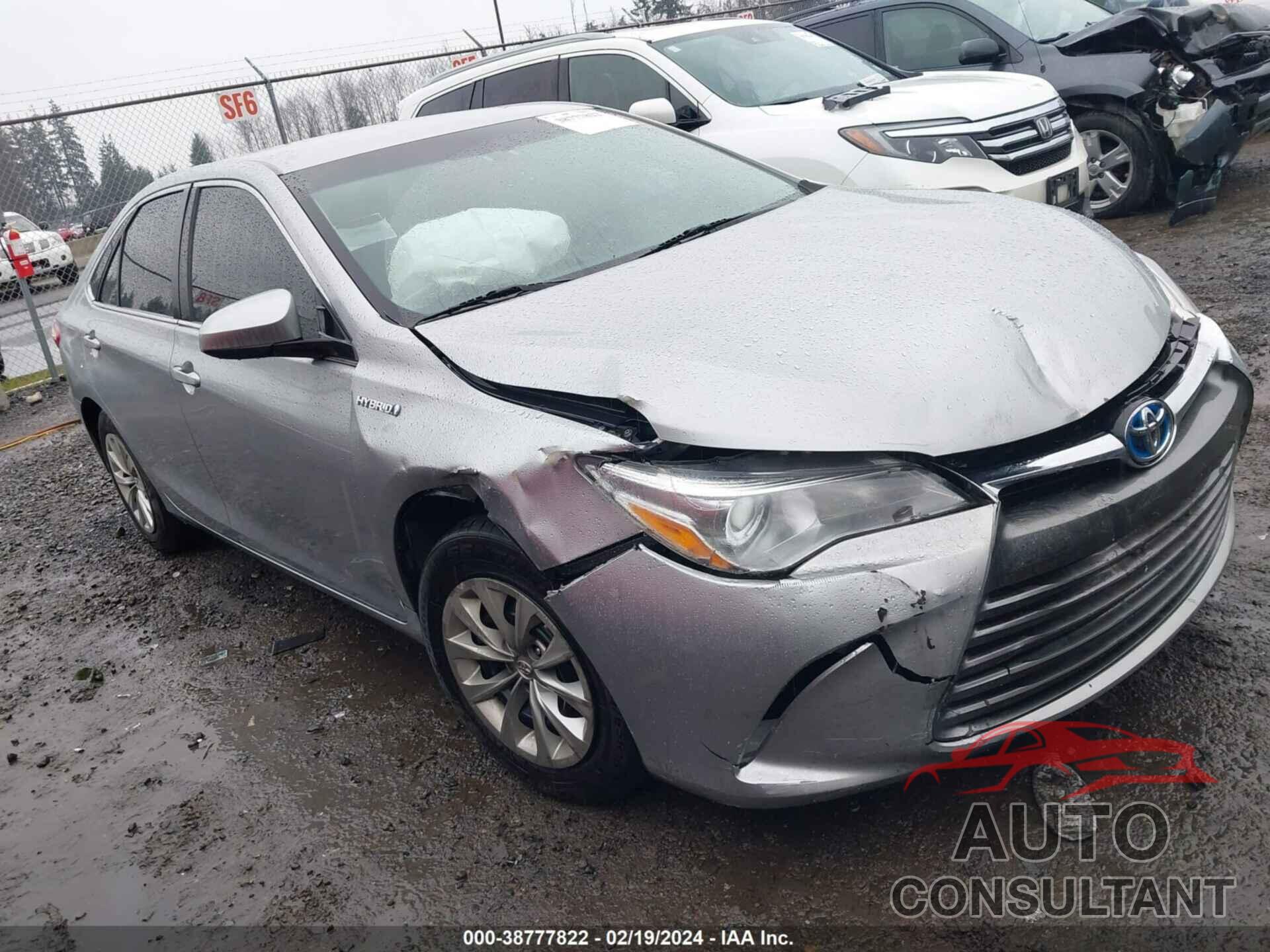 TOYOTA CAMRY 2017 - 4T1BD1FK1HU205807