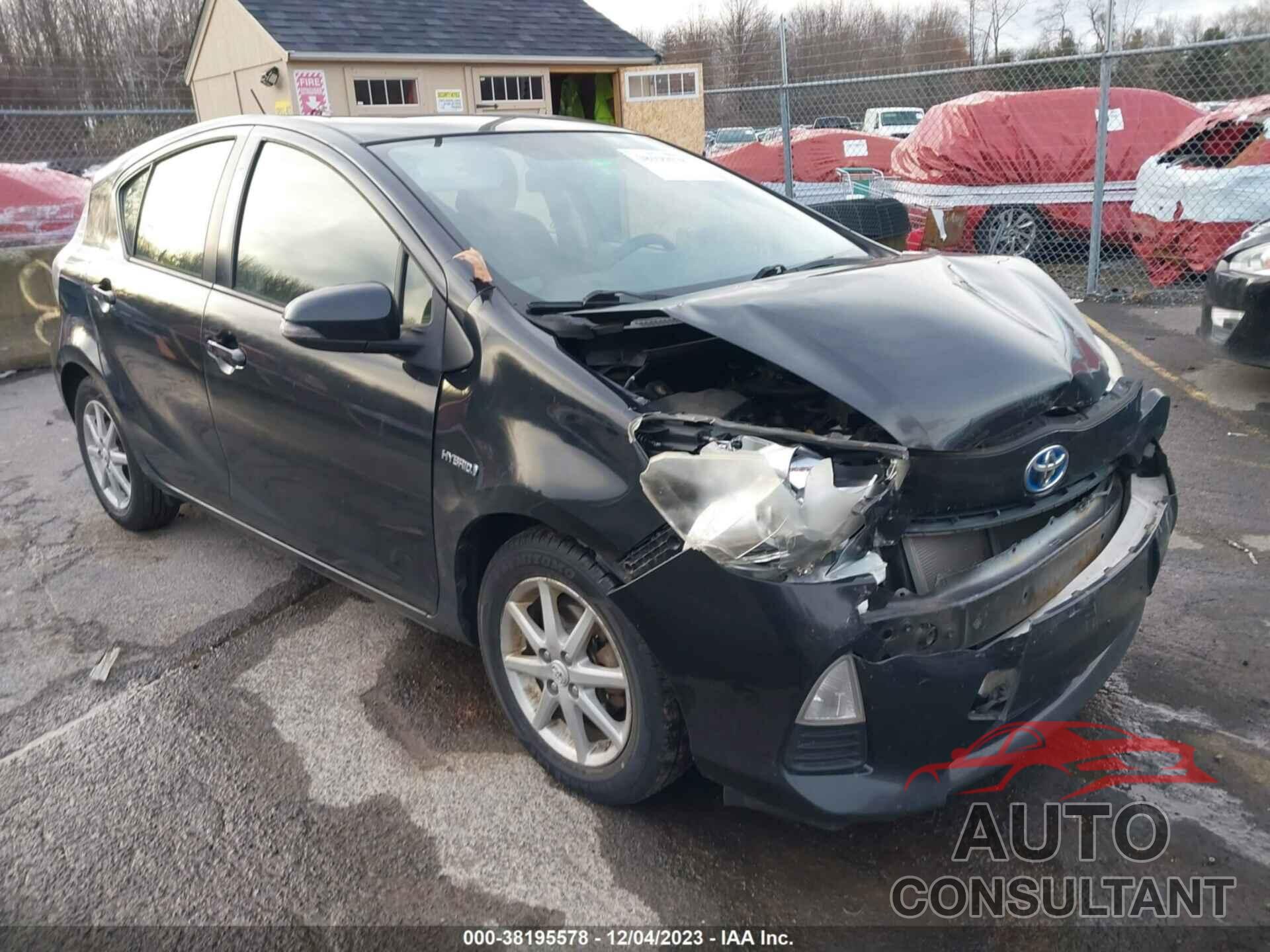 TOYOTA PRIUS C 2013 - JTDKDTB3XD1048577