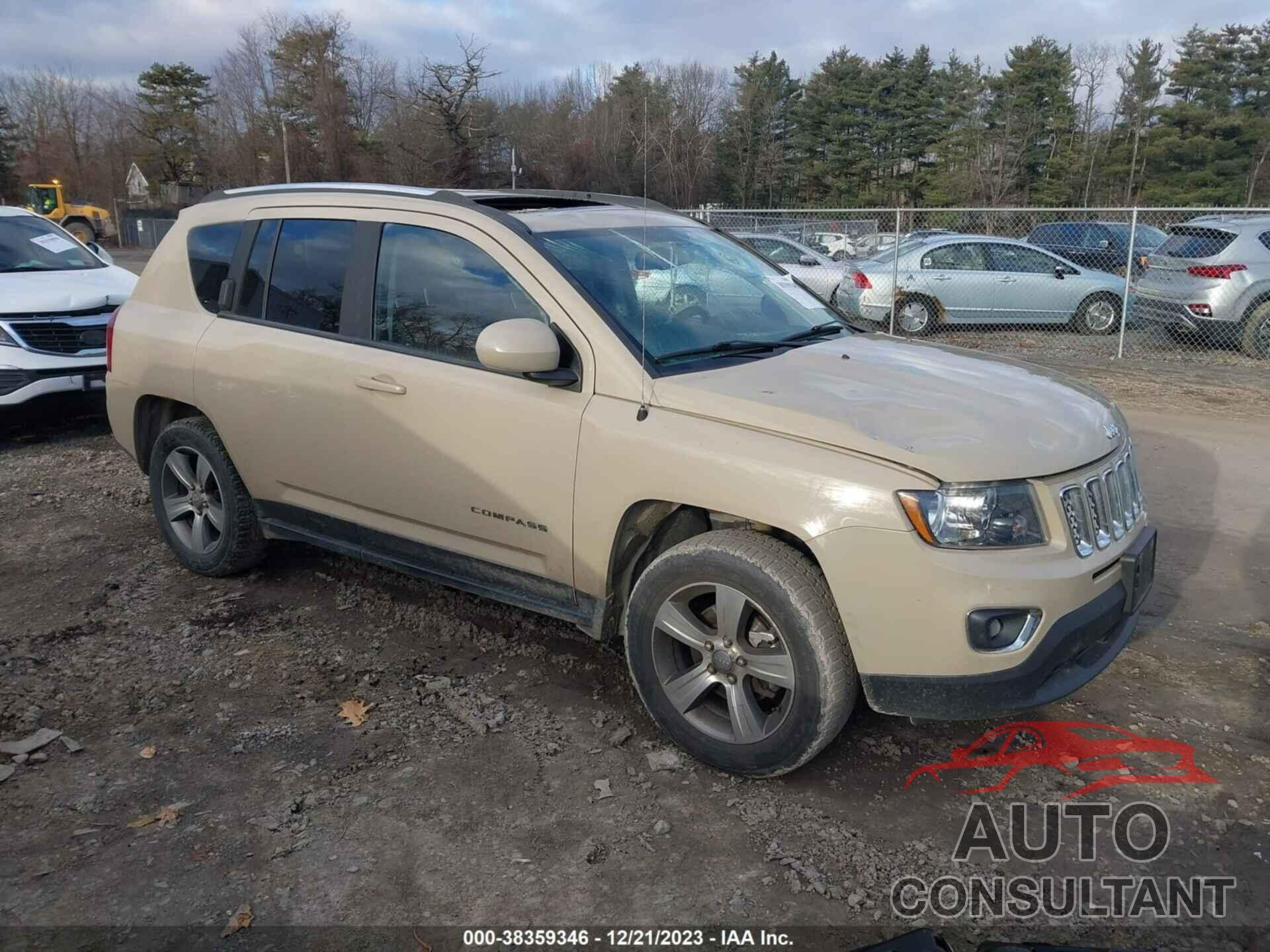 JEEP COMPASS 2017 - 1C4NJDEB5HD168273