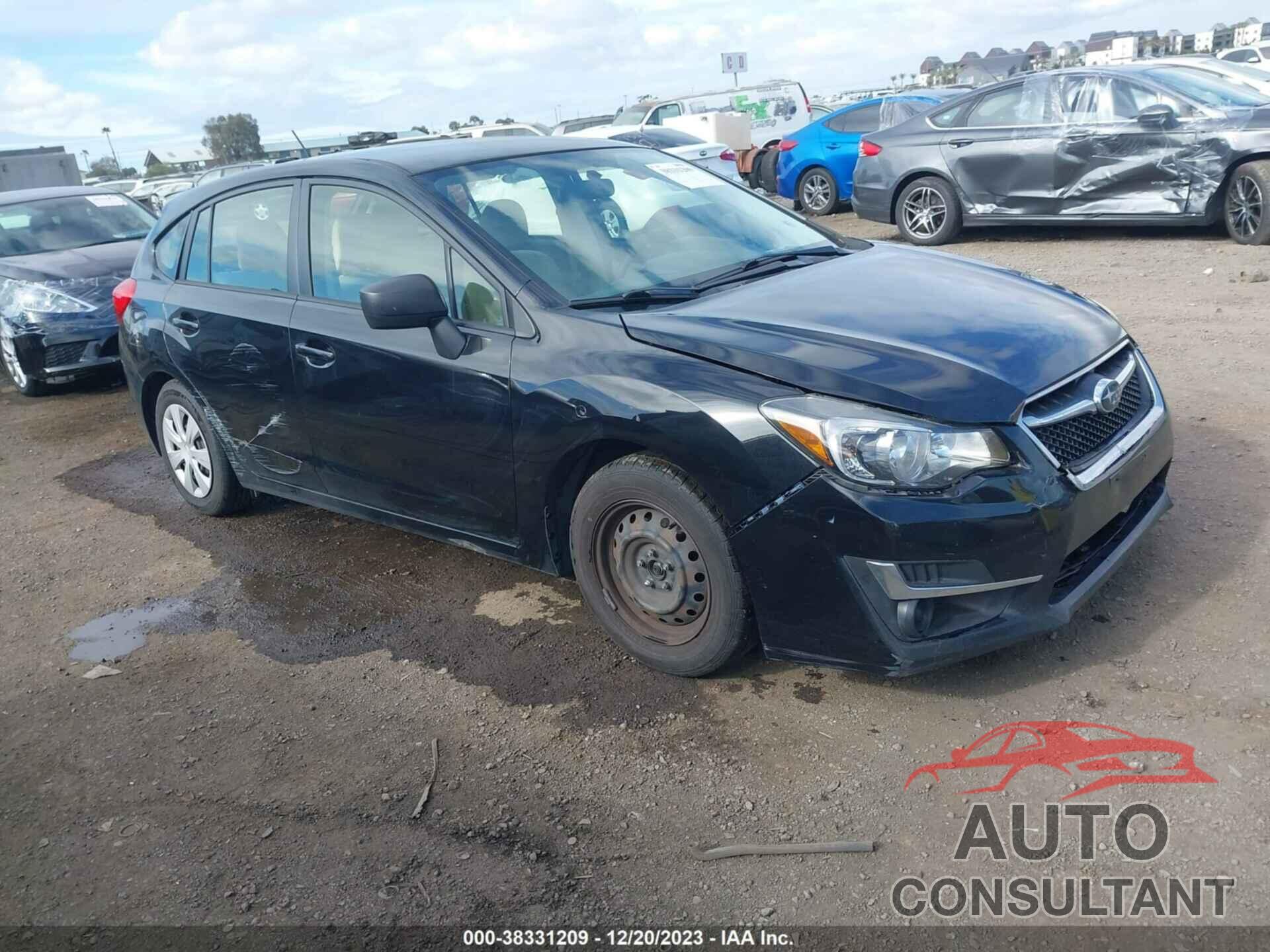 SUBARU IMPREZA 2016 - JF1GPAA6XG8320138