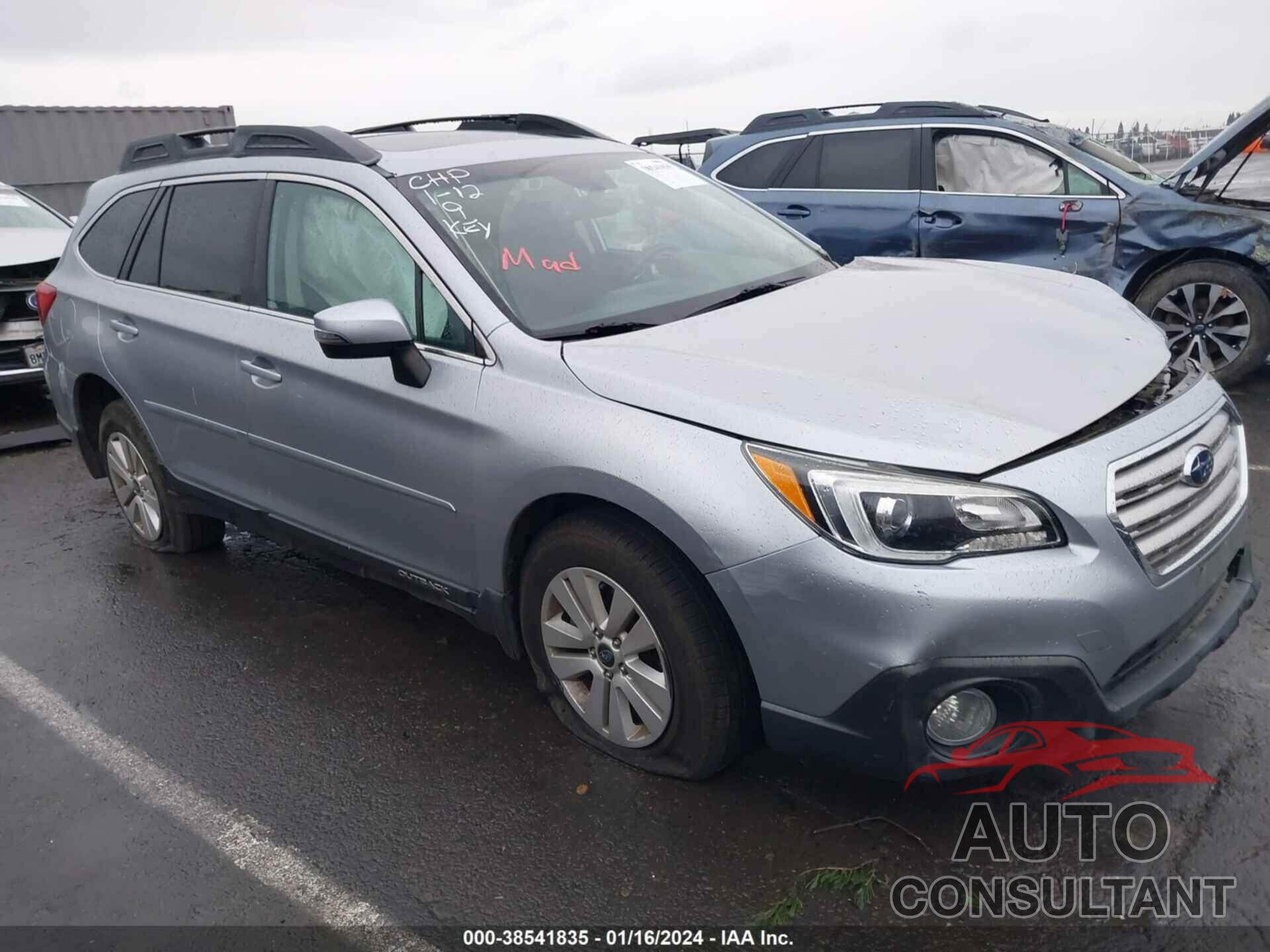 SUBARU OUTBACK 2017 - 4S4BSAHC3H3200657