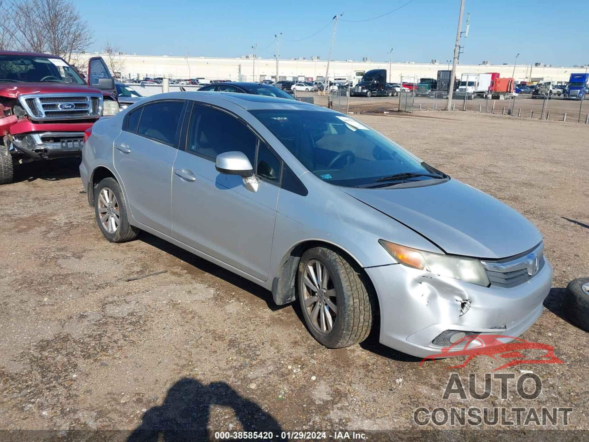 HONDA CIVIC 2012 - 2HGFB2F85CH519429