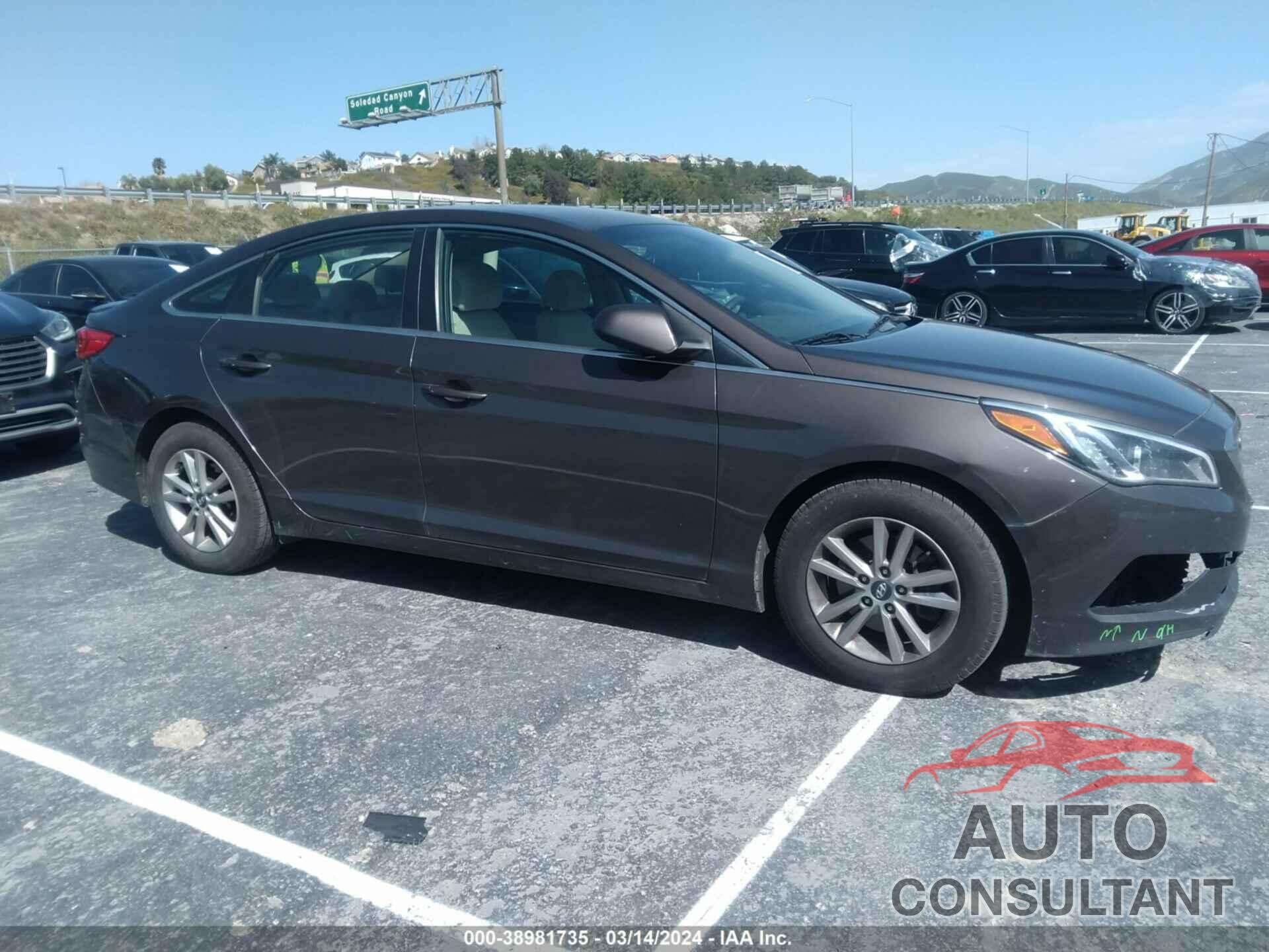 HYUNDAI SONATA 2017 - 5NPE24AF6HH555060
