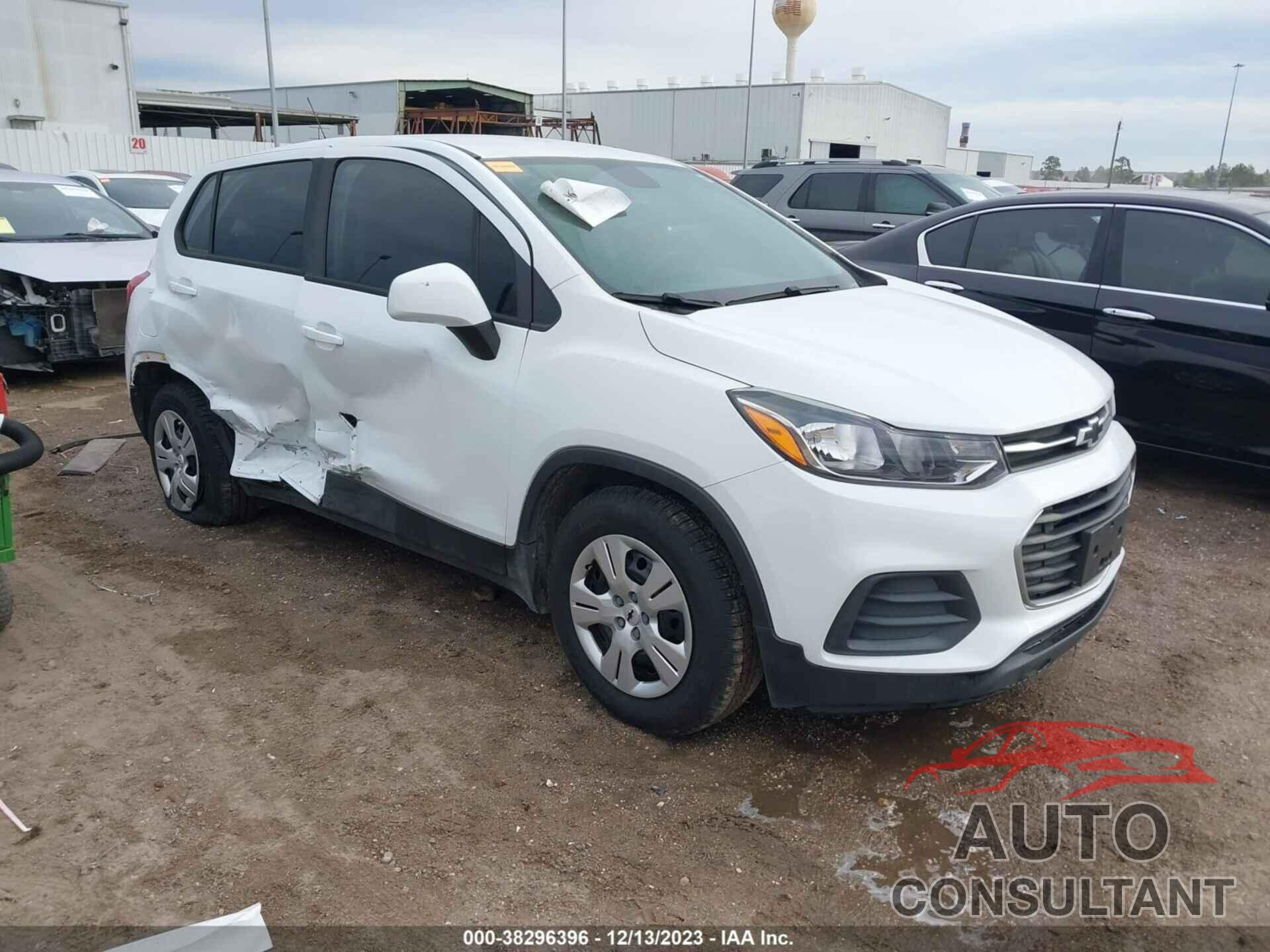 CHEVROLET TRAX 2018 - KL7CJKSB3JB628089