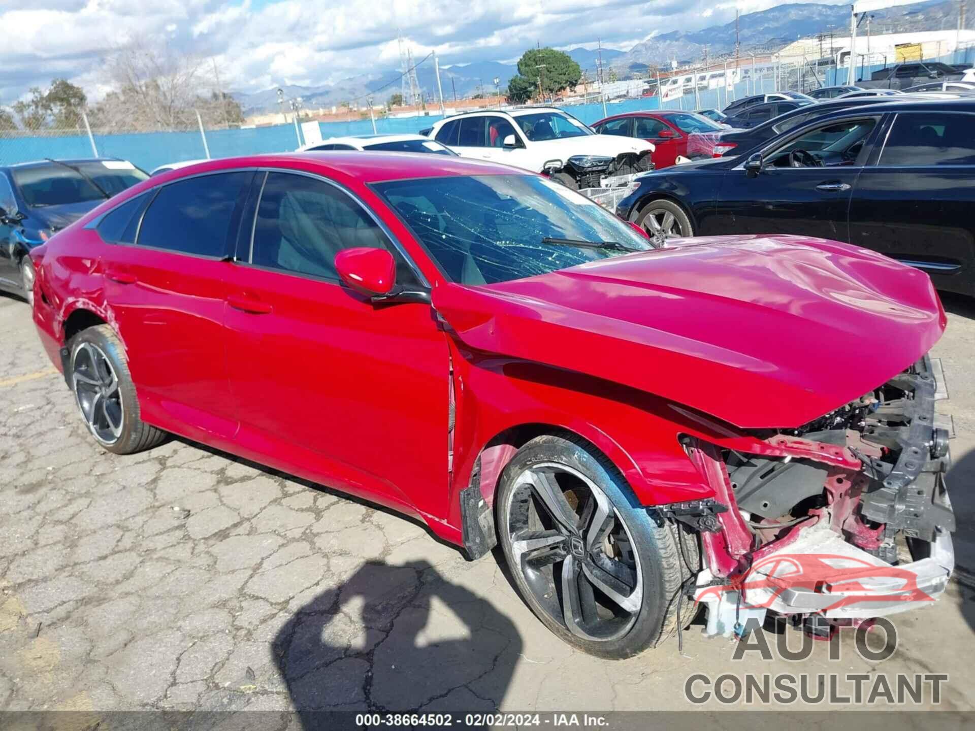 HONDA ACCORD 2018 - 1HGCV1F39JA164656