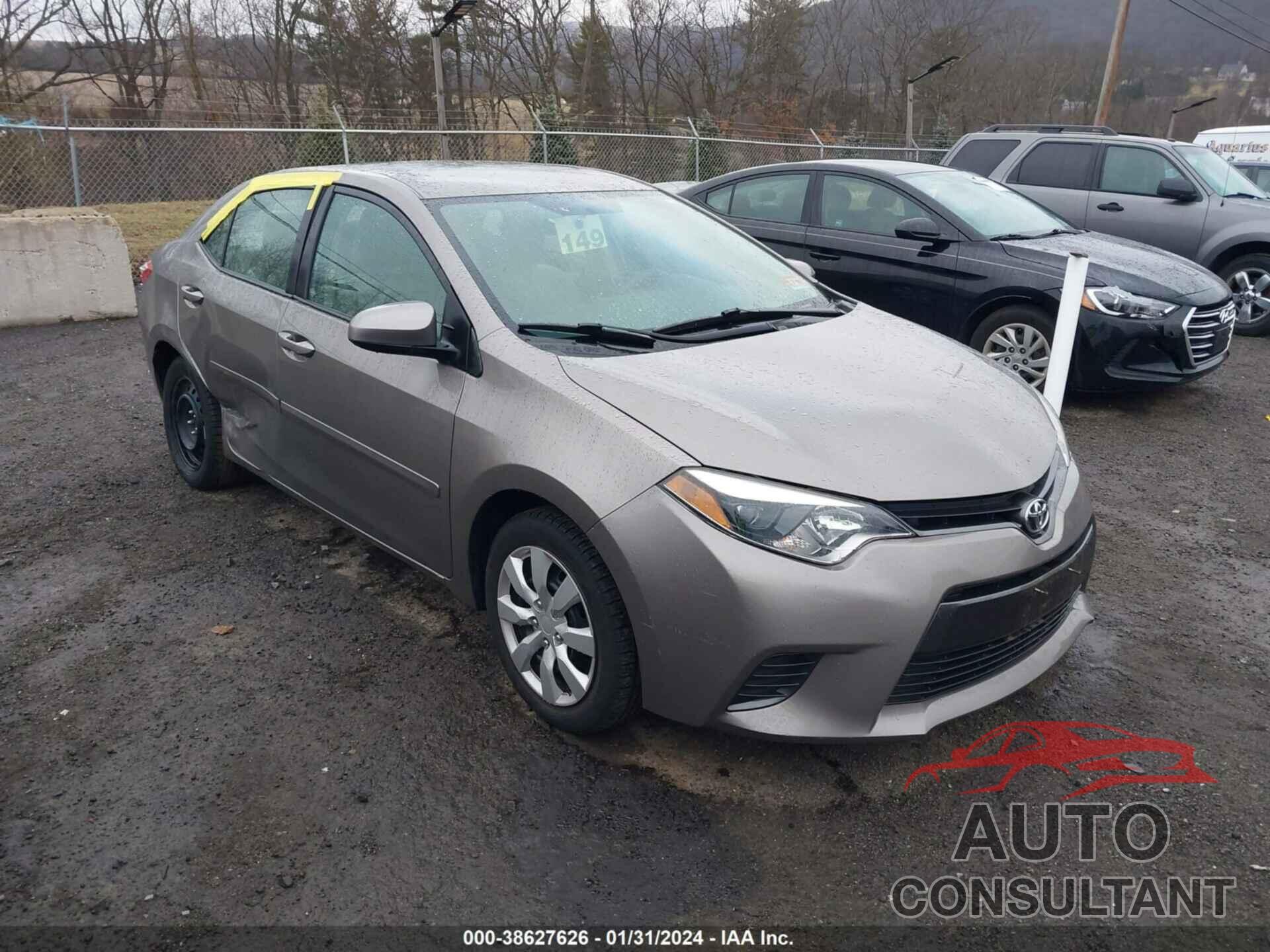 TOYOTA COROLLA 2016 - 2T1BURHE0GC559338