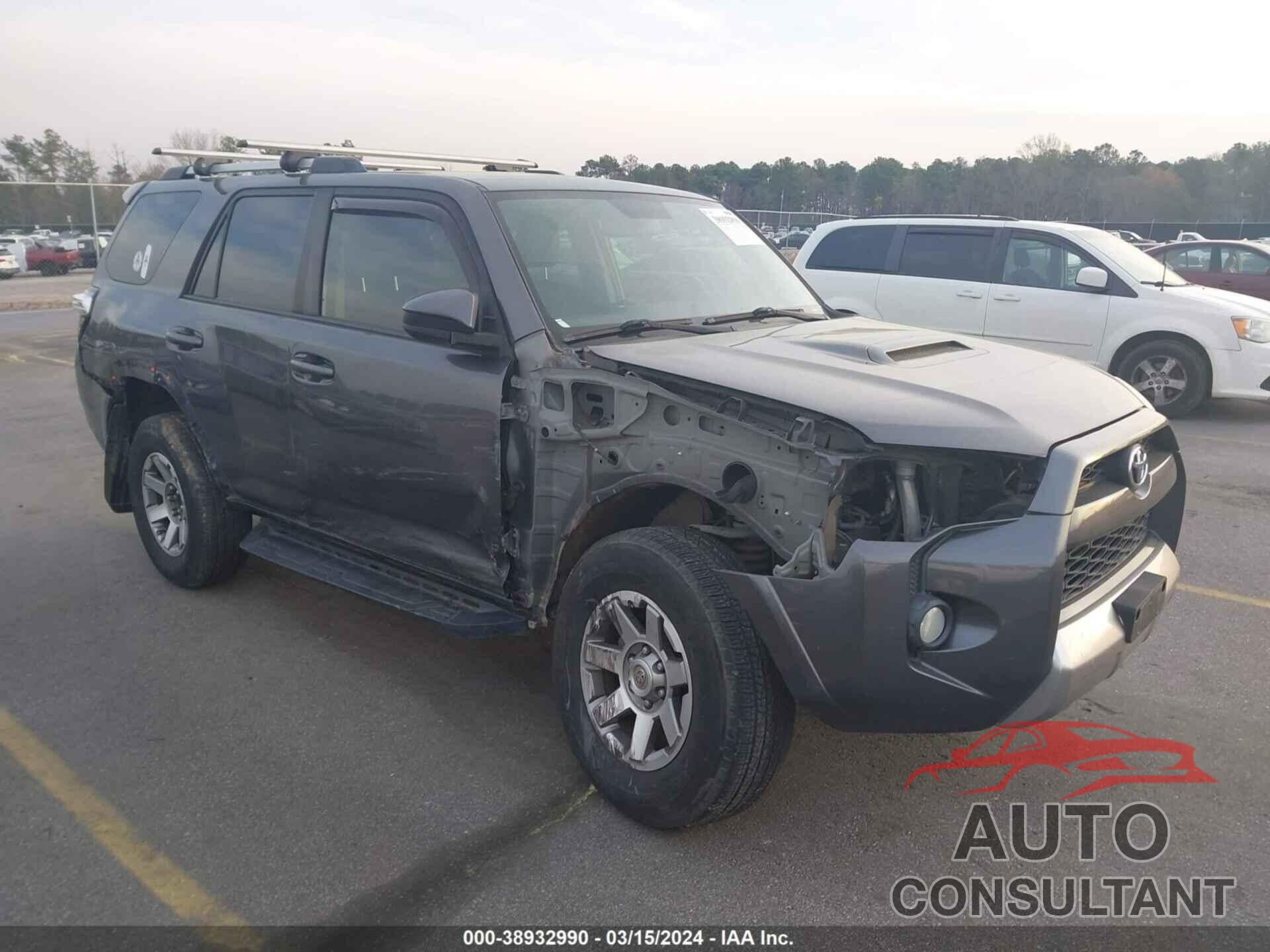 TOYOTA 4RUNNER 2016 - JTEBU5JRXG5309278