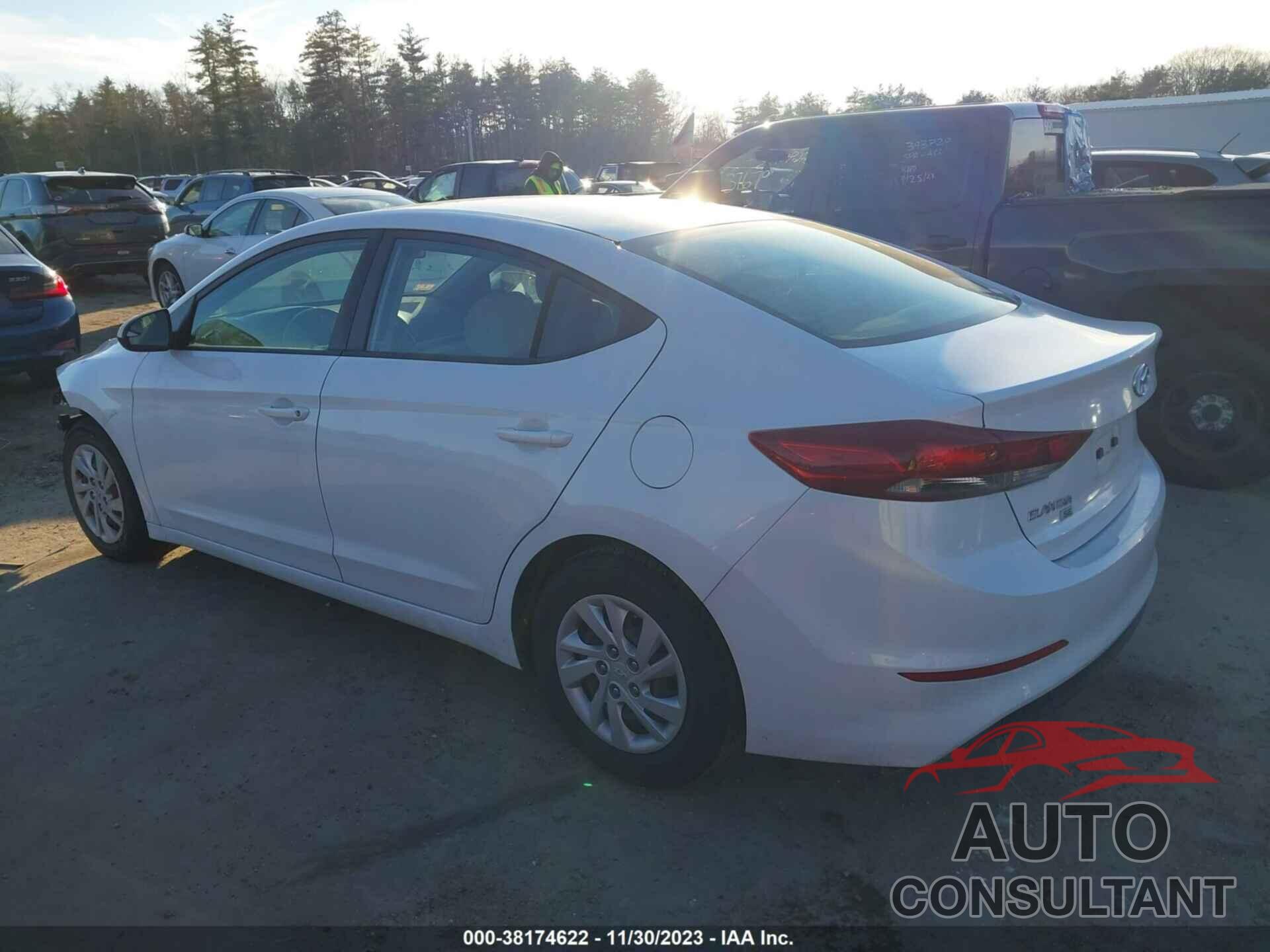 HYUNDAI ELANTRA 2018 - 5NPD74LFXJH286643