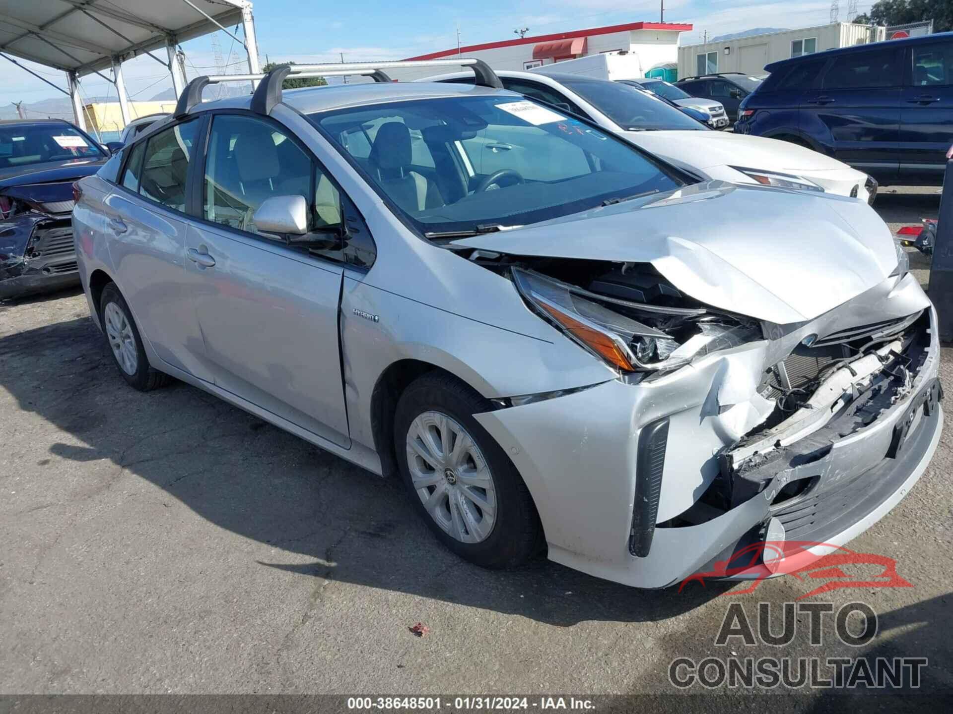 TOYOTA PRIUS 2020 - JTDKARFU0L3104026