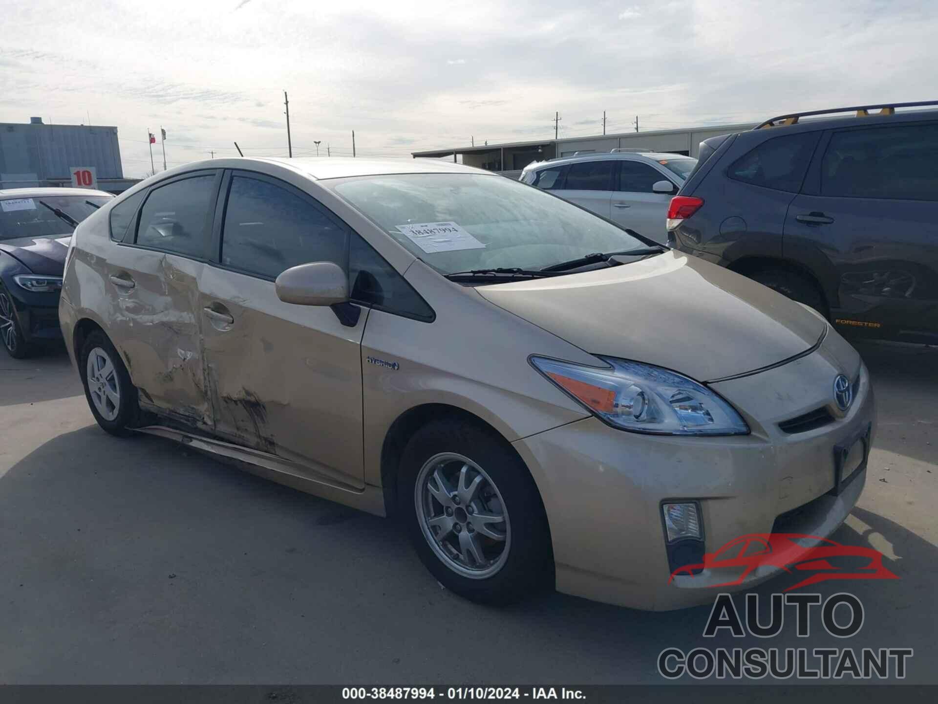 TOYOTA PRIUS 2010 - JTDKN3DU1A0190997