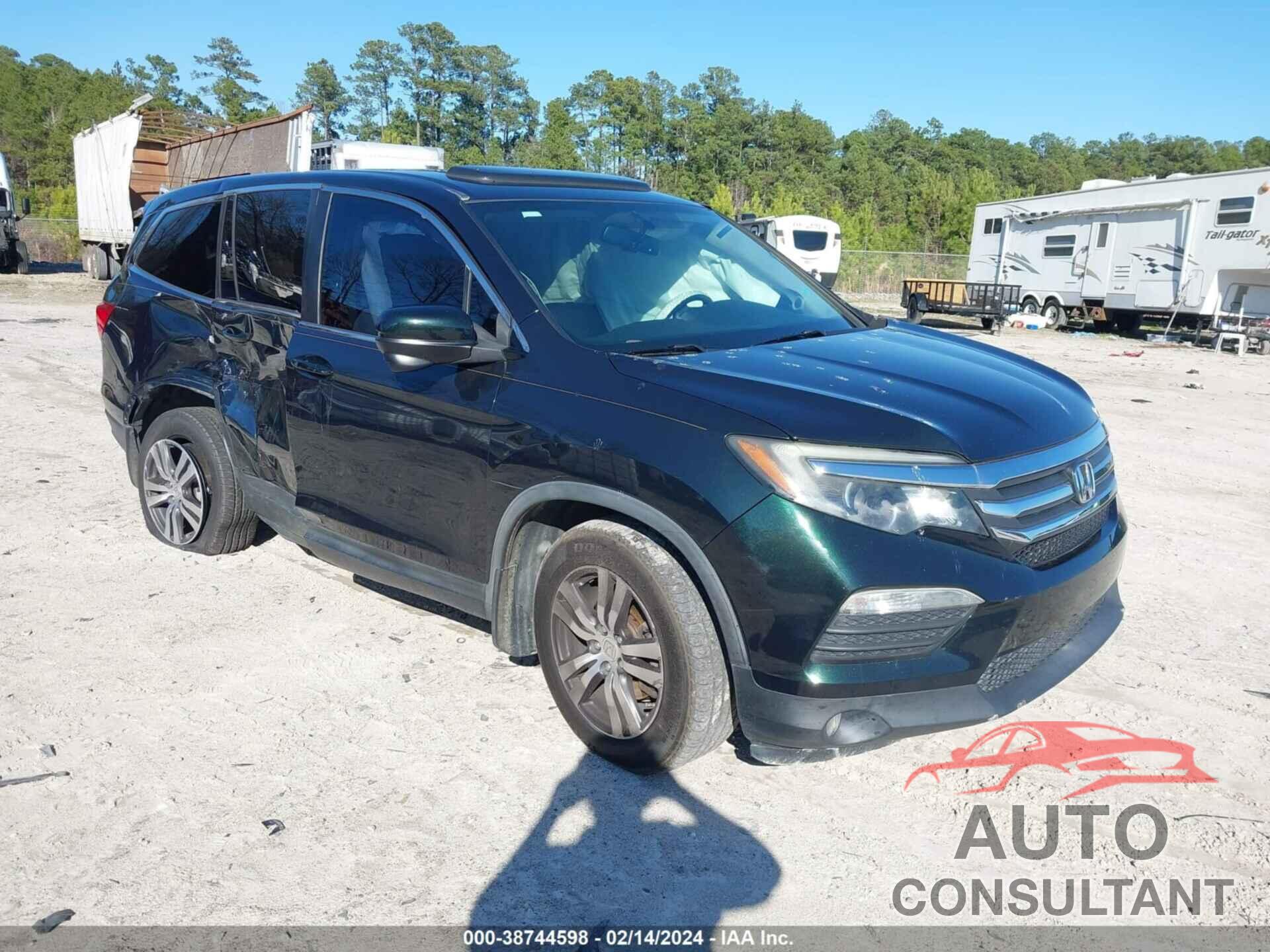 HONDA PILOT 2016 - 5FNYF5H53GB011262