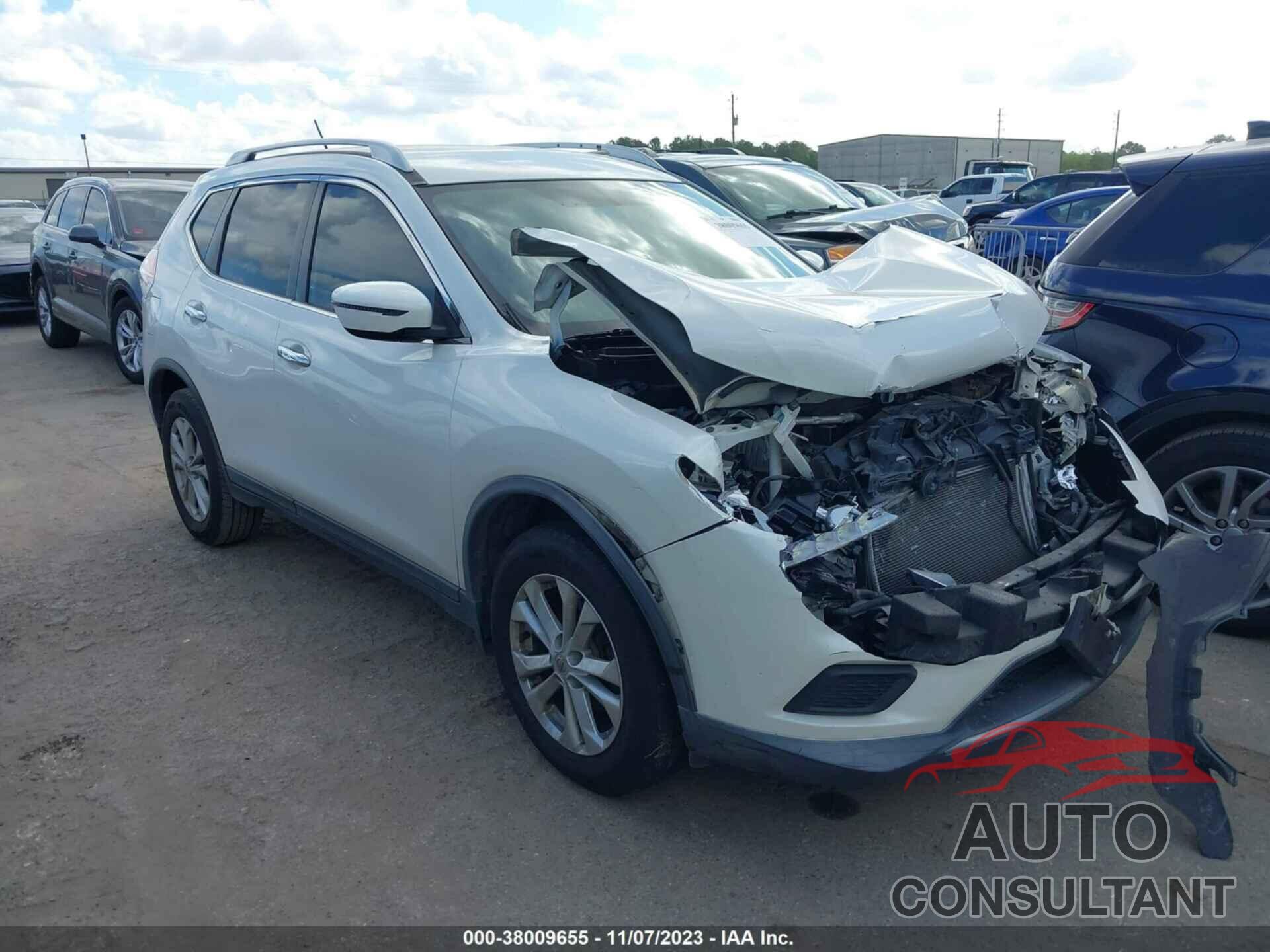 NISSAN ROGUE 2016 - KNMAT2MT3GP681512