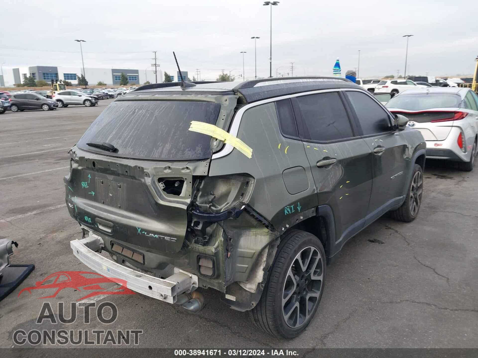 JEEP COMPASS 2017 - 3C4NJDCB2HT634335