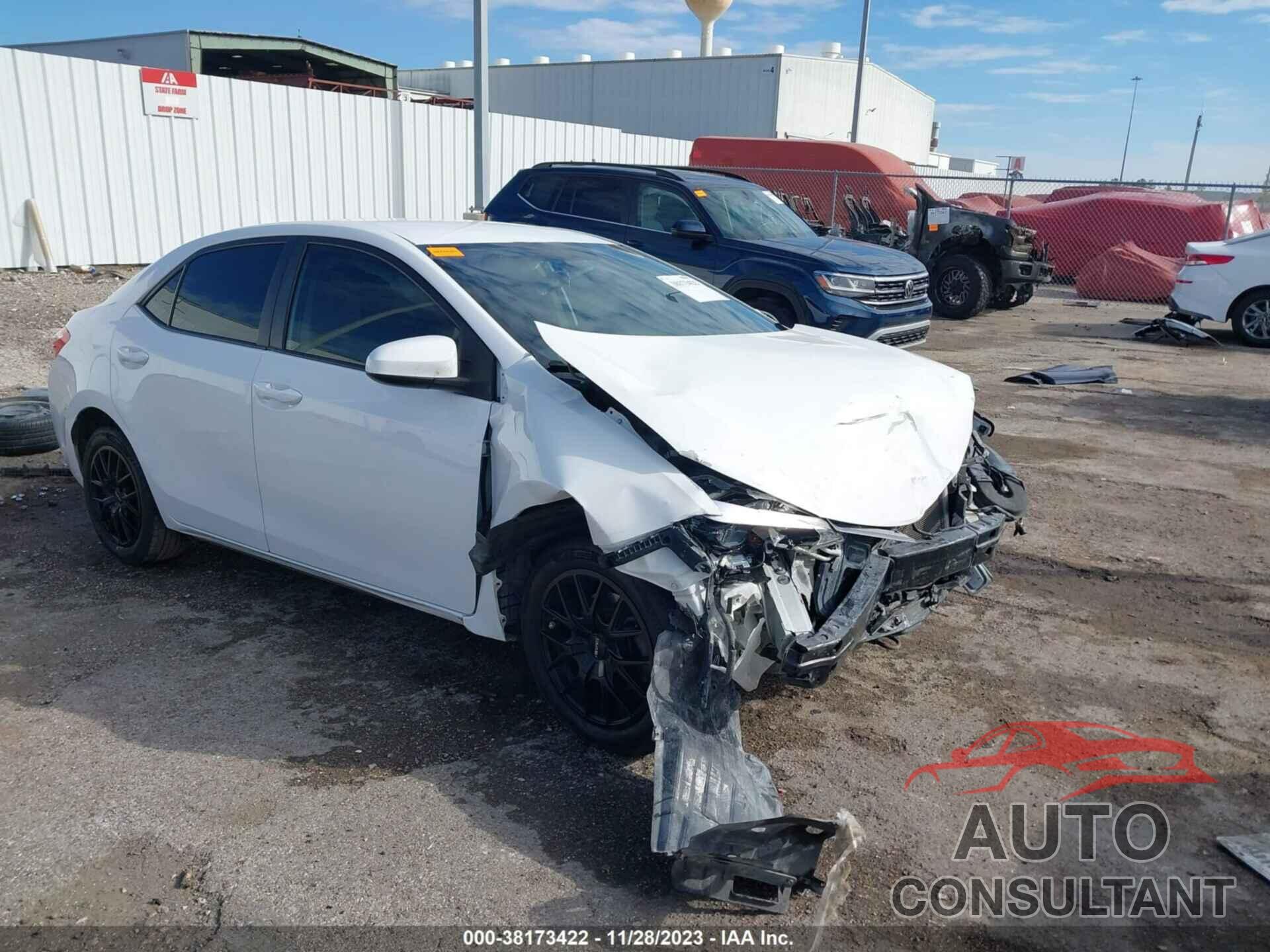 TOYOTA COROLLA 2016 - 5YFBURHE9GP480086