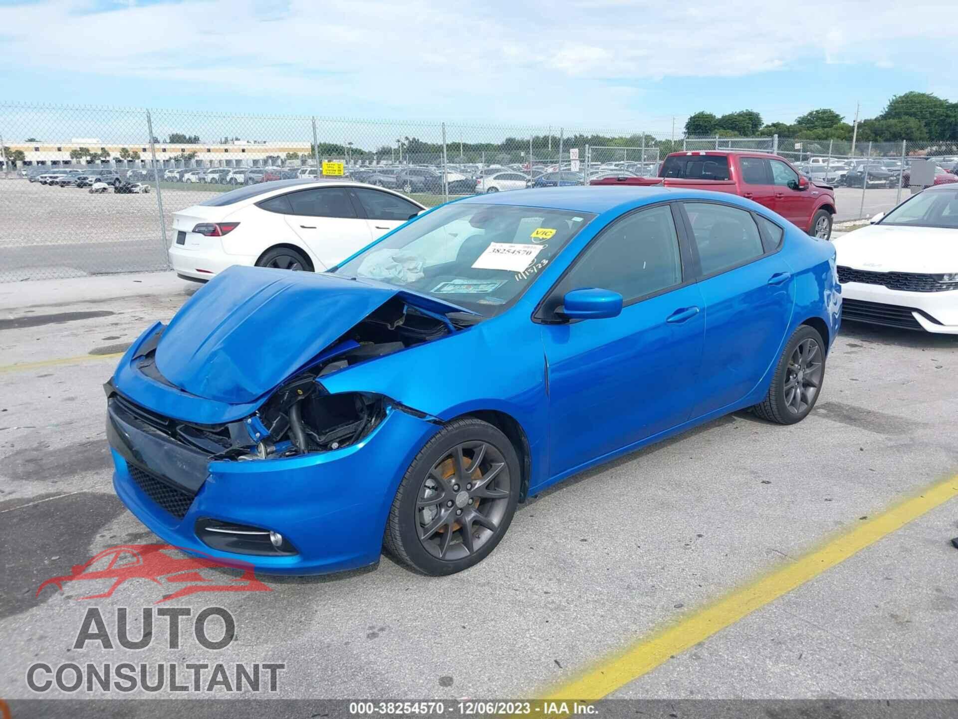 DODGE DART 2016 - 1C3CDFBB4GD540395