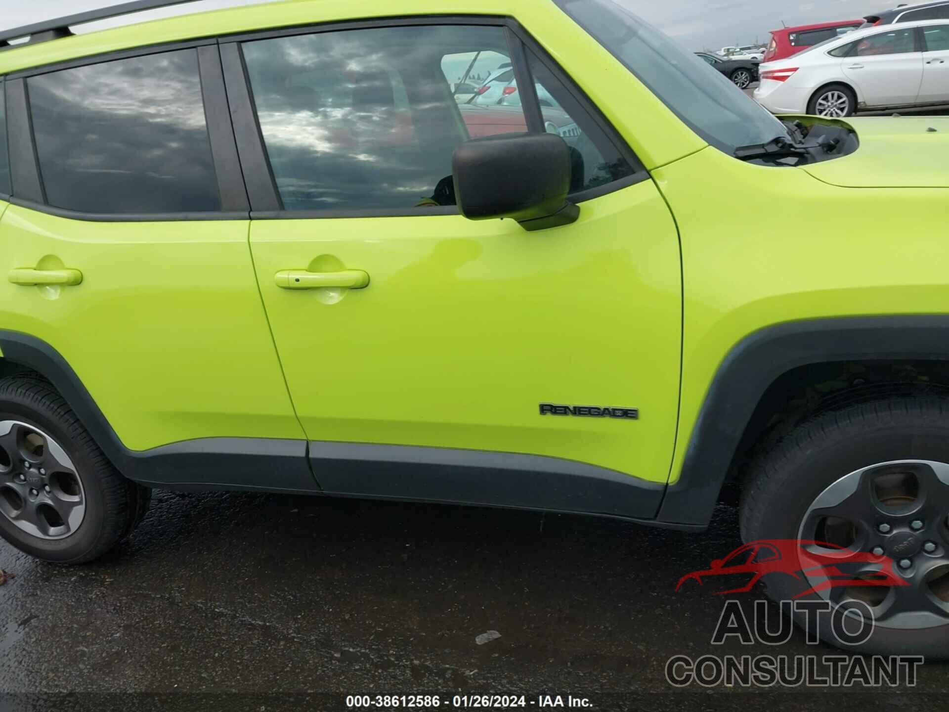 JEEP RENEGADE 2017 - ZACCJBAB9HPG03038