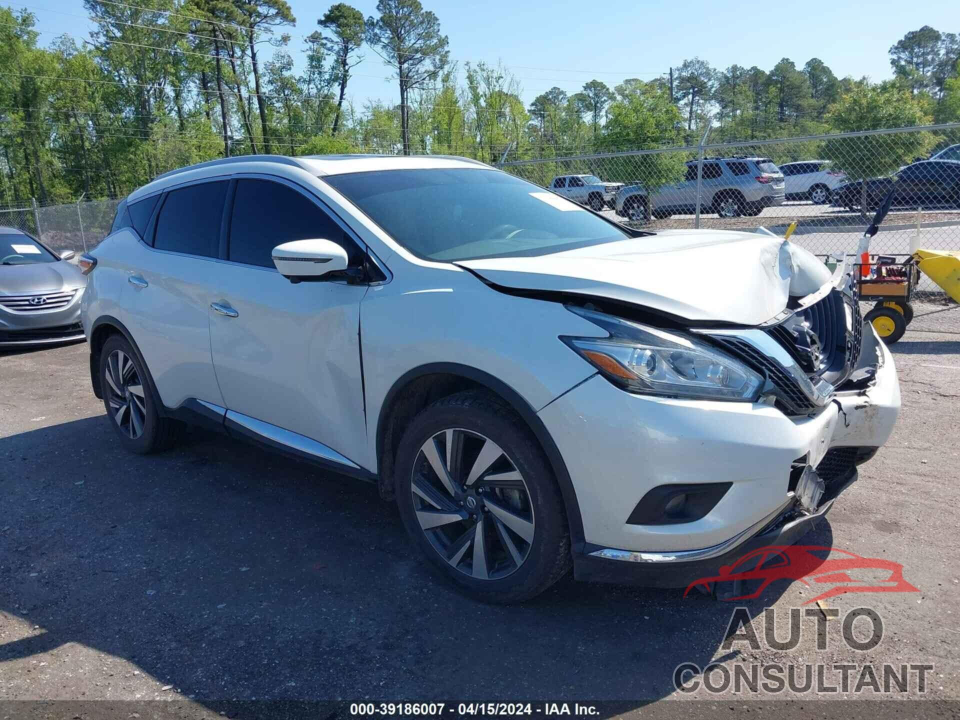 NISSAN MURANO 2018 - 5N1AZ2MG1JN112111